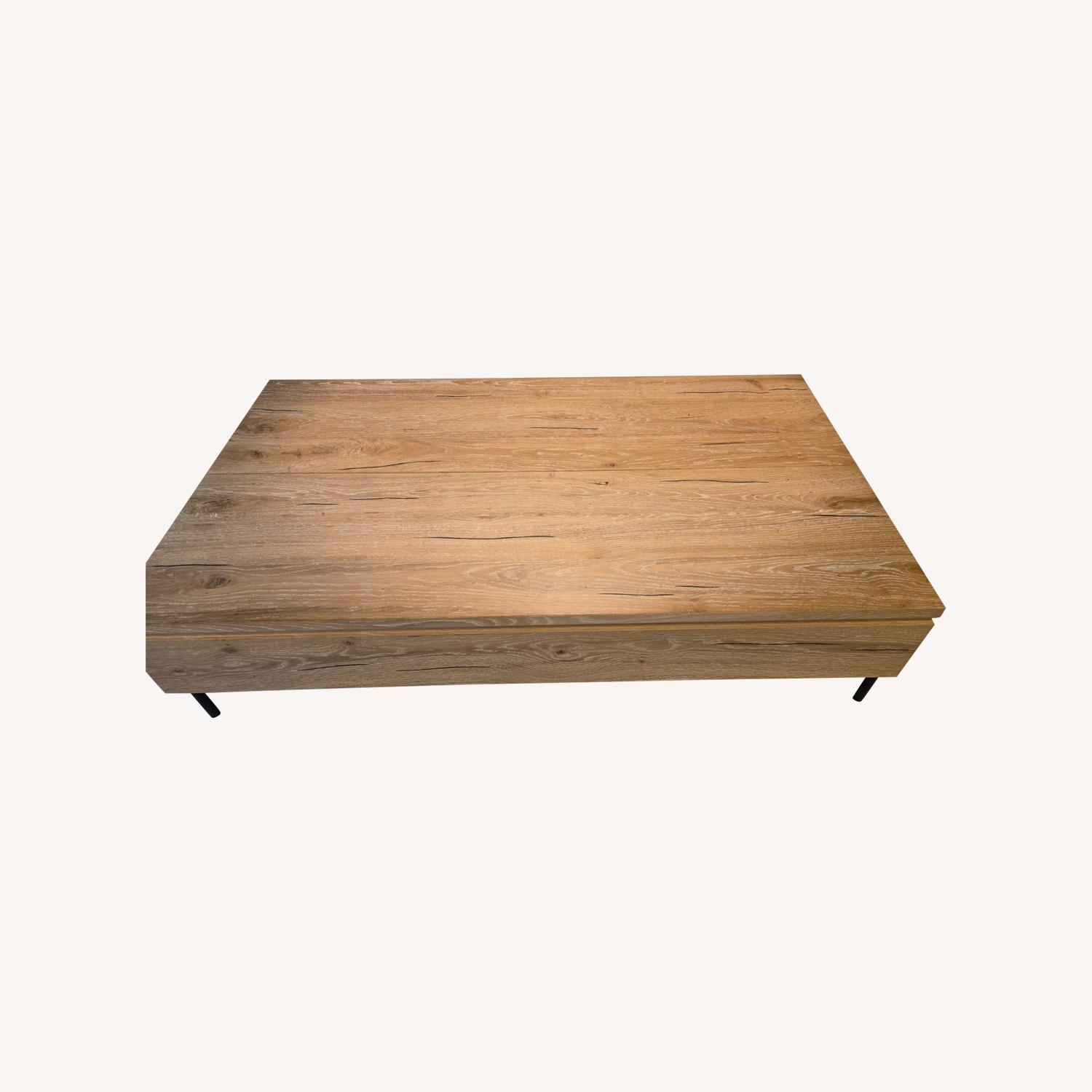 Arhaus Storage Reclaimed Oak Coffee Table - image-0