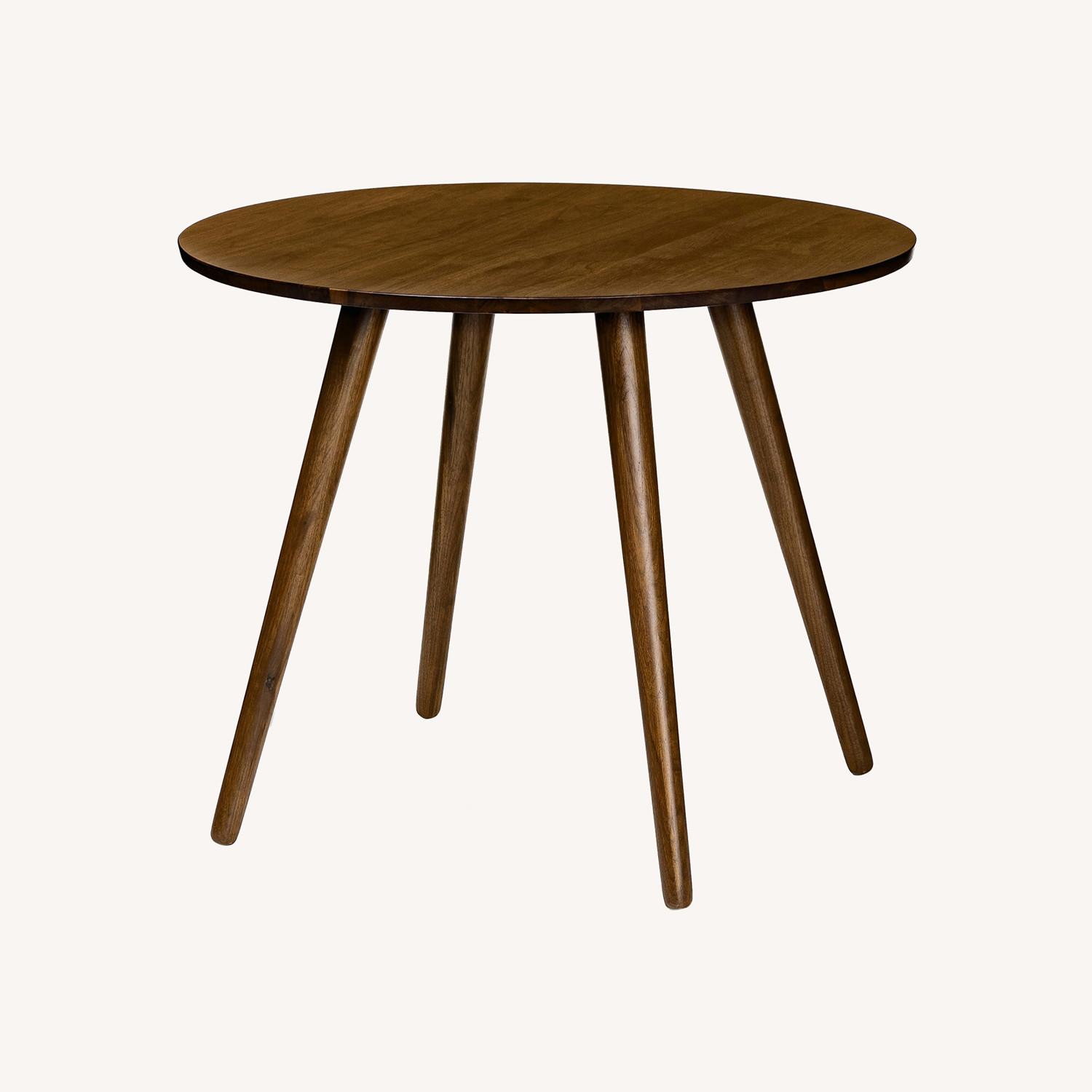 Article Seno Round Dining Table for 2 - Walnut - image-0
