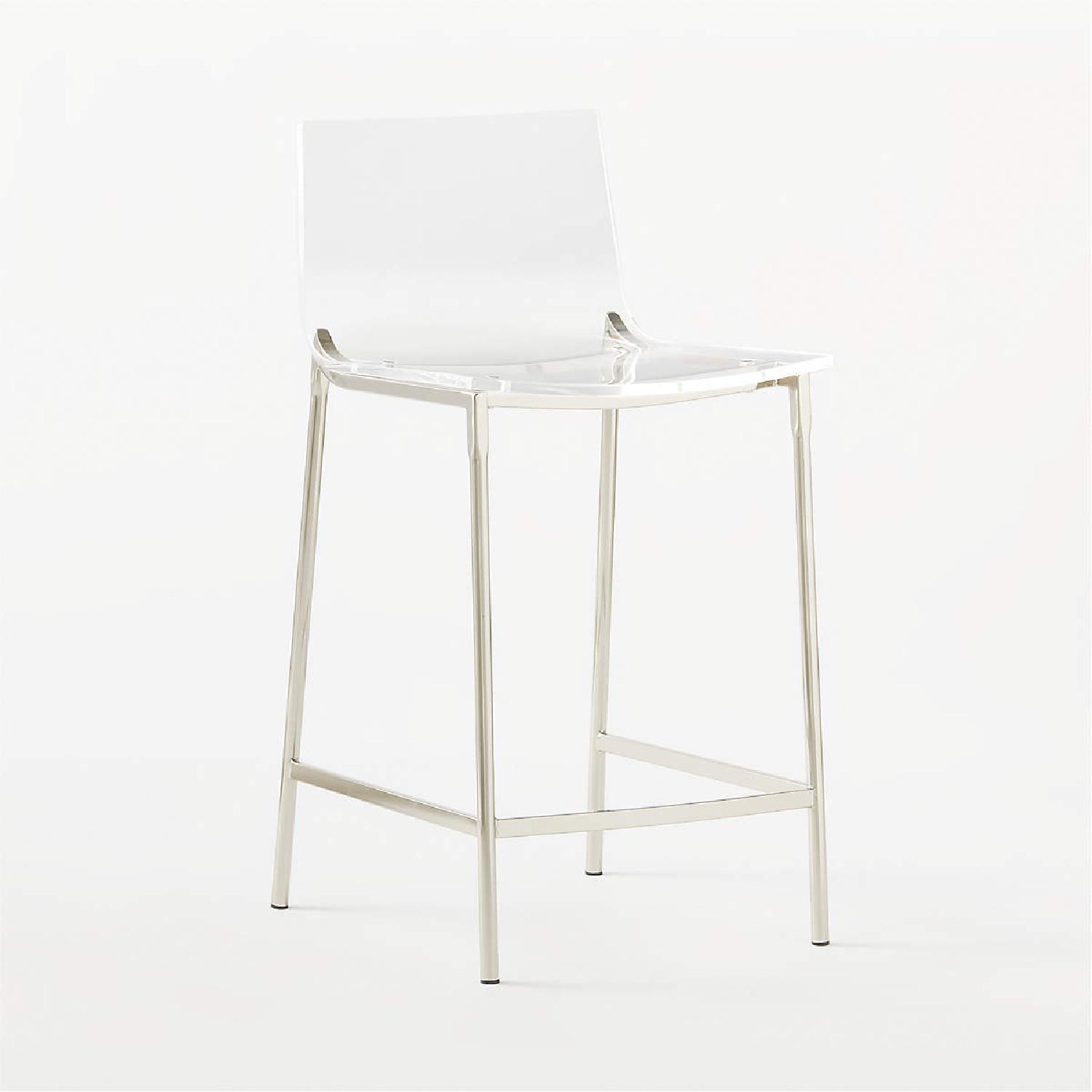 CB2 Acrylic Barstools - image-5