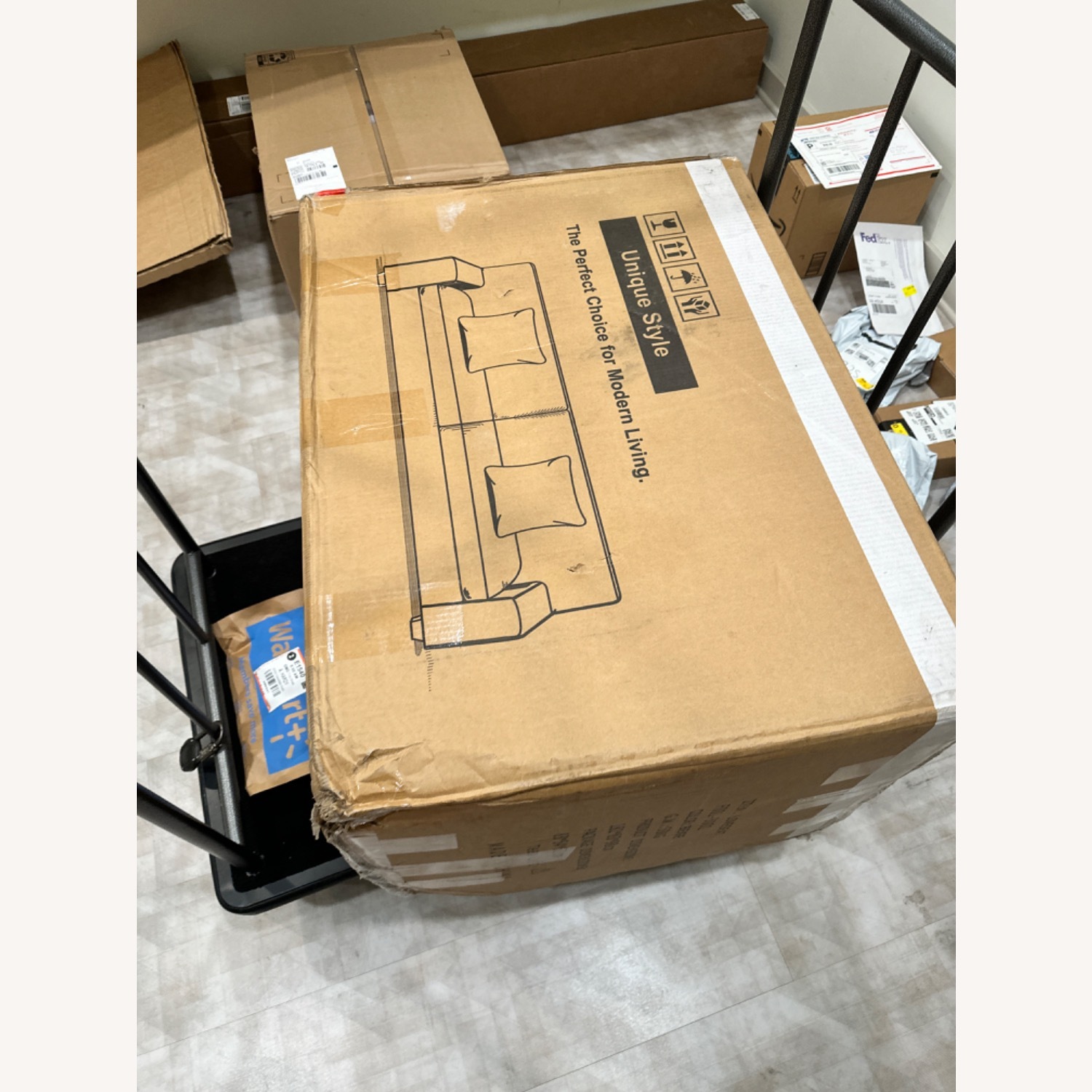 Amazon DOPEDIO Modern Loveseat Removable Cover - image-2