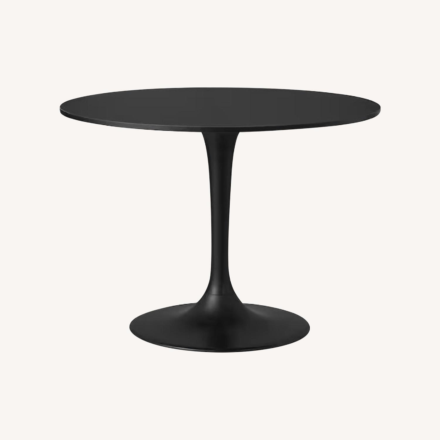 IKEA DOCKSTA Table, Black - AptDeco