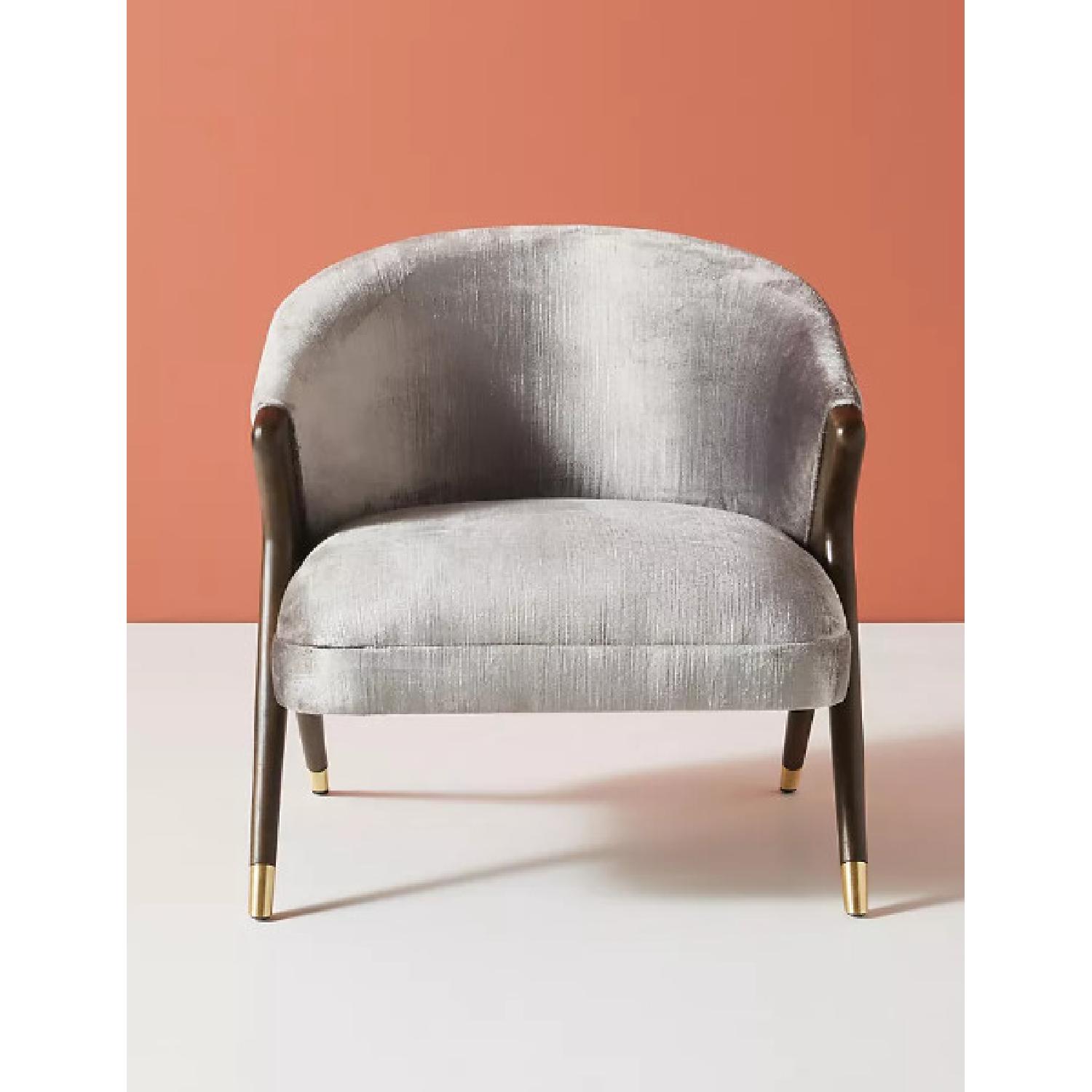 Anthropologie Monroe Midcentury Style Armchair - image-19