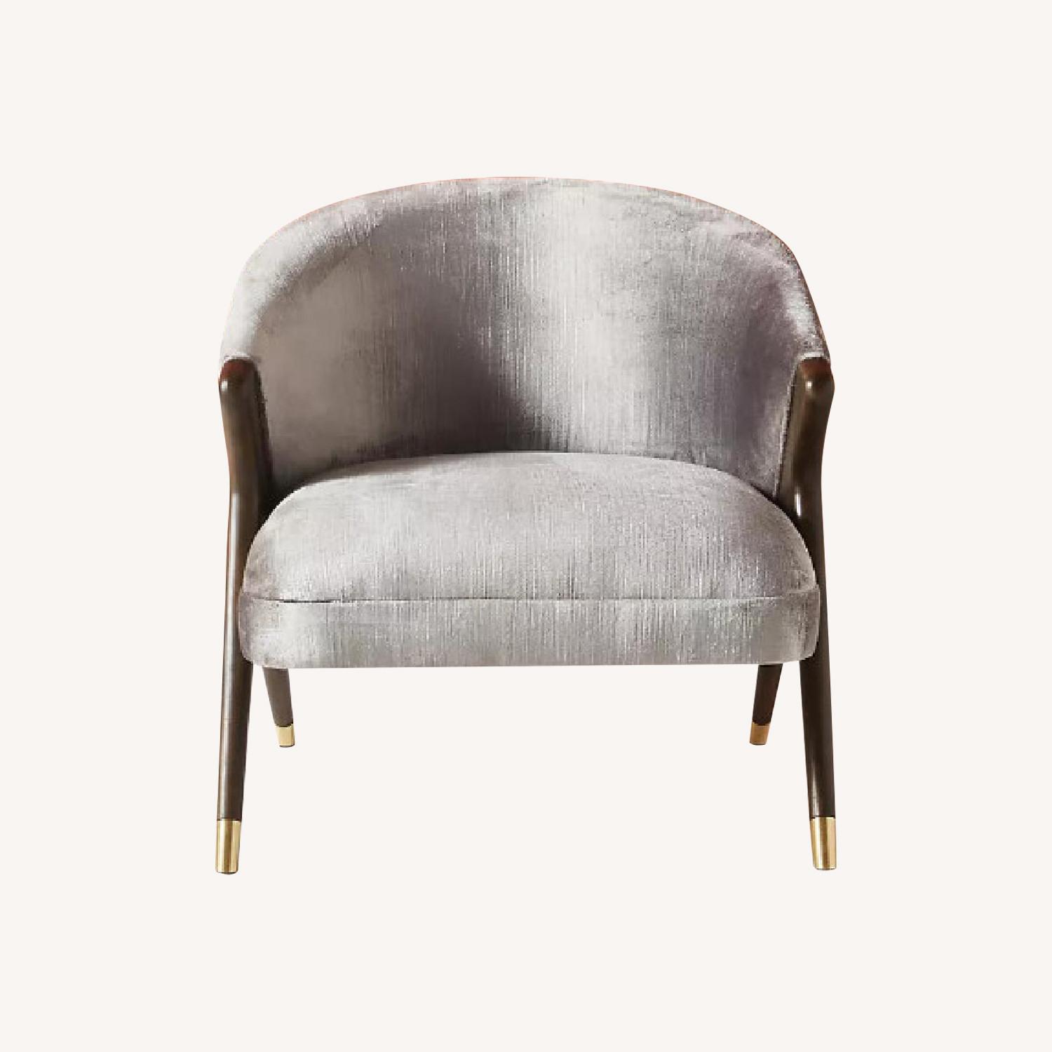 Anthropologie Monroe Midcentury Style Armchair - image-0