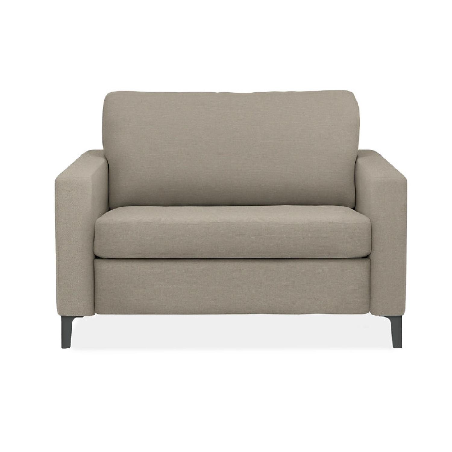 Room & Board Berin Pull-out Loveseat Sofa - image-11