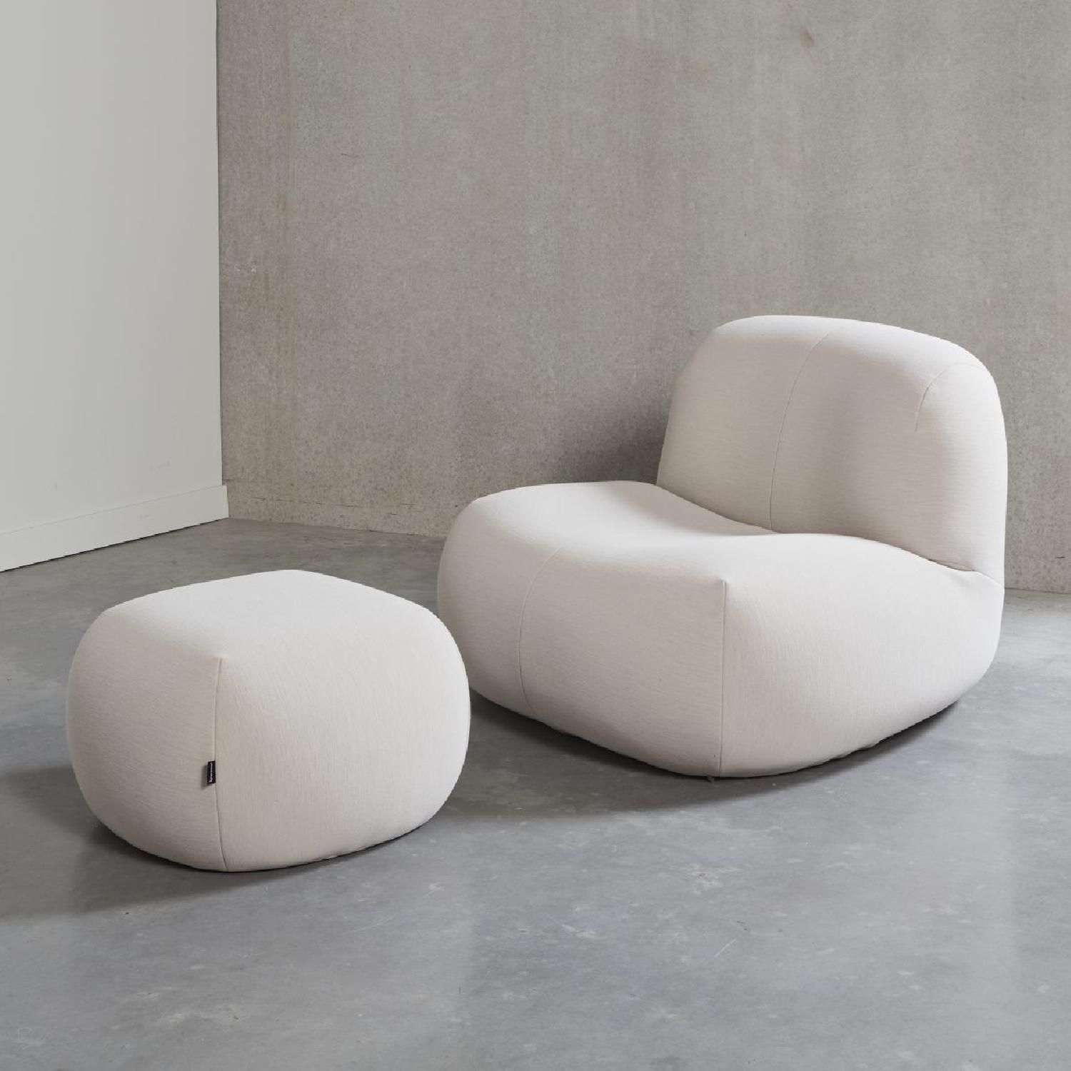 Ligne Roset Pukka Armchair and Ottoman - image-4