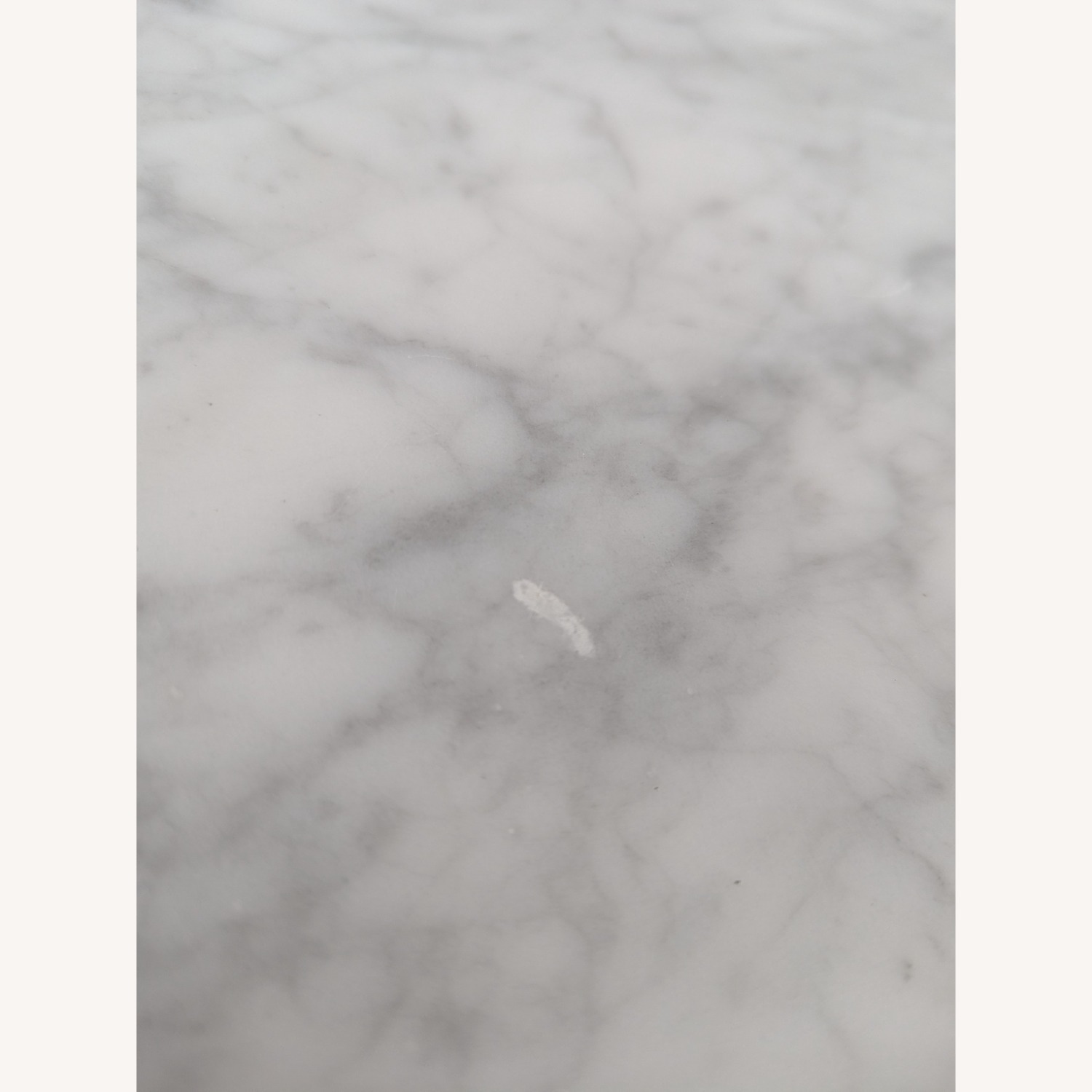 James Devlin Round Marble Coffee Table w Iron Legs - image-11