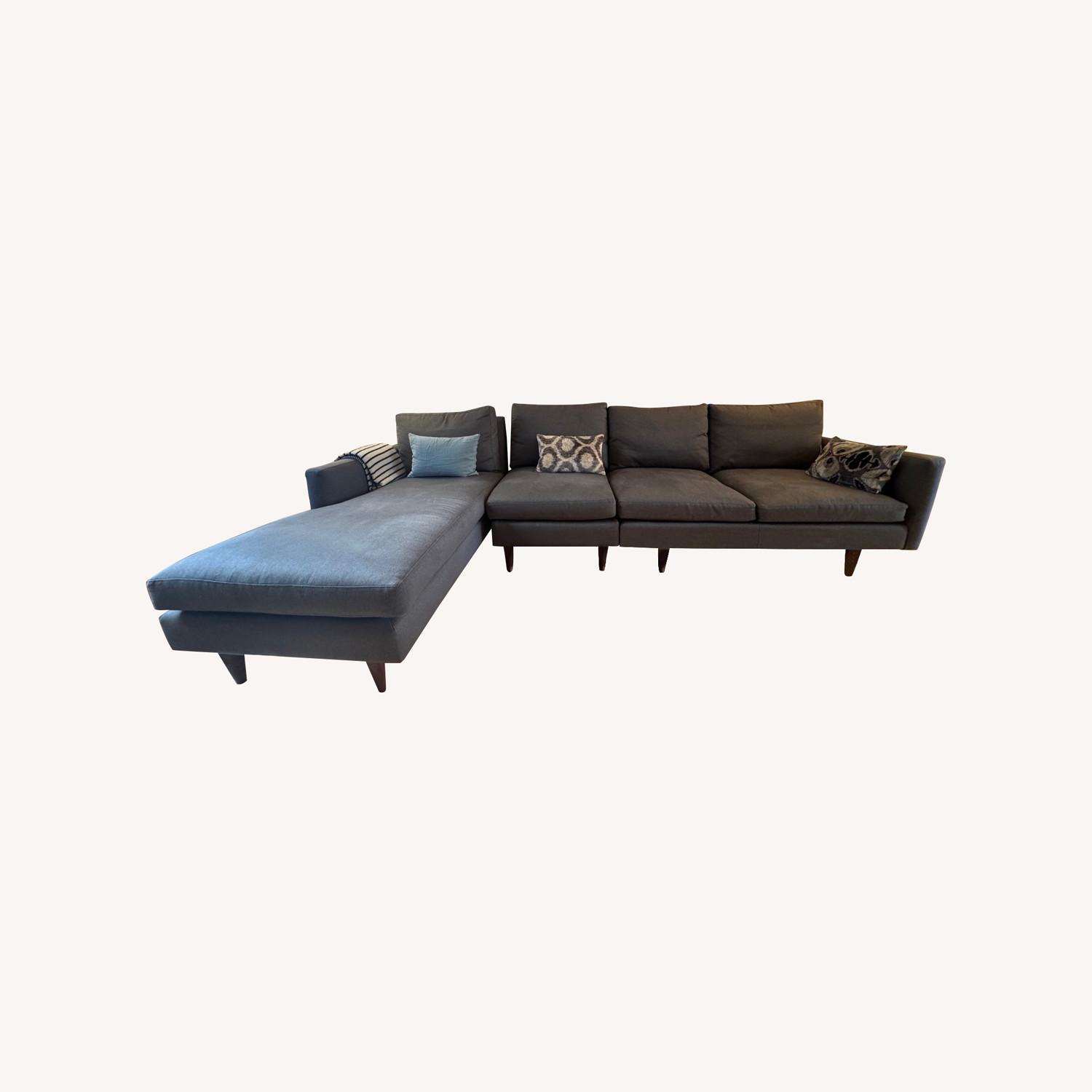 Room & Board Grey Jasper Sectional - image-0