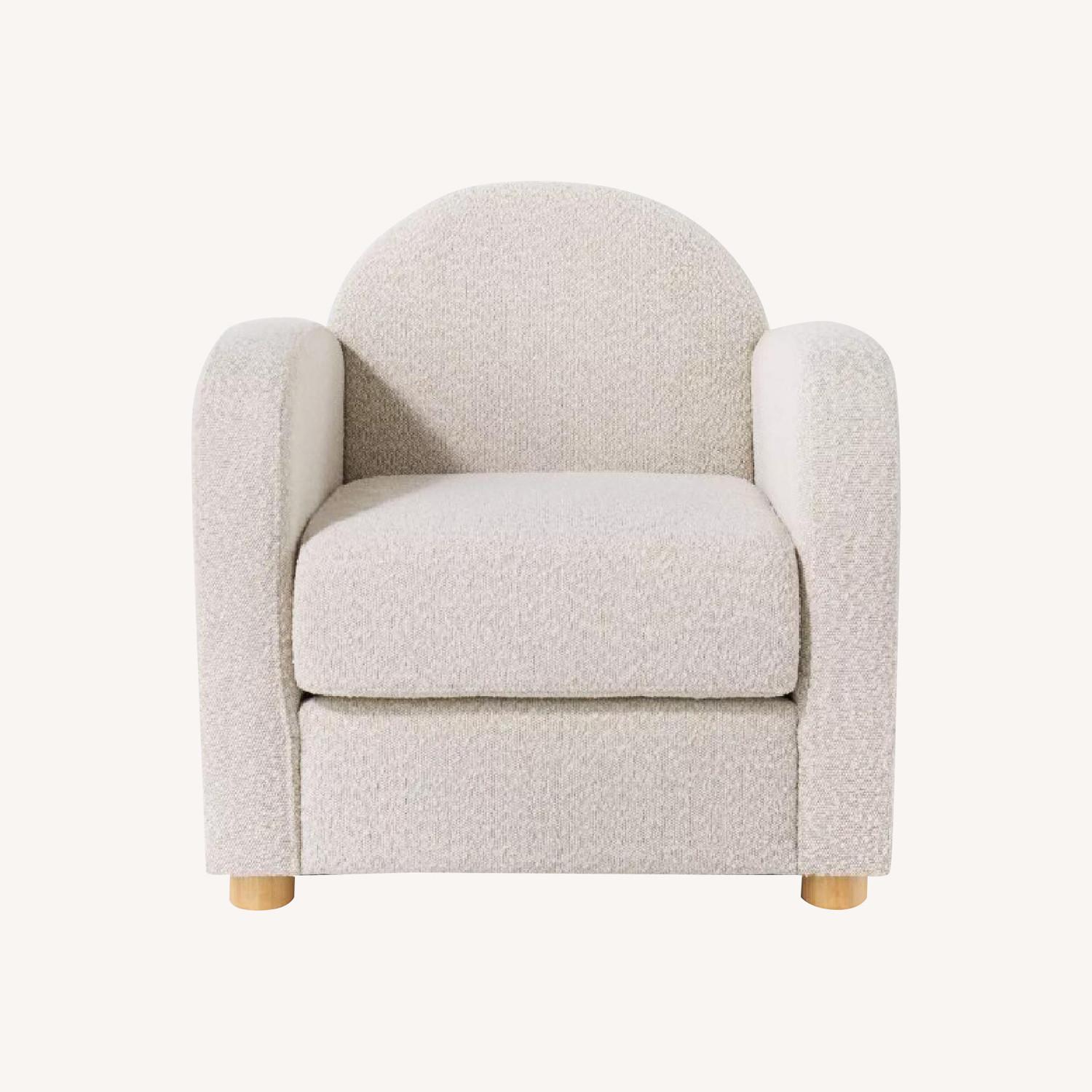 Target Studio McGee White Boucle Accent Chair - AptDeco