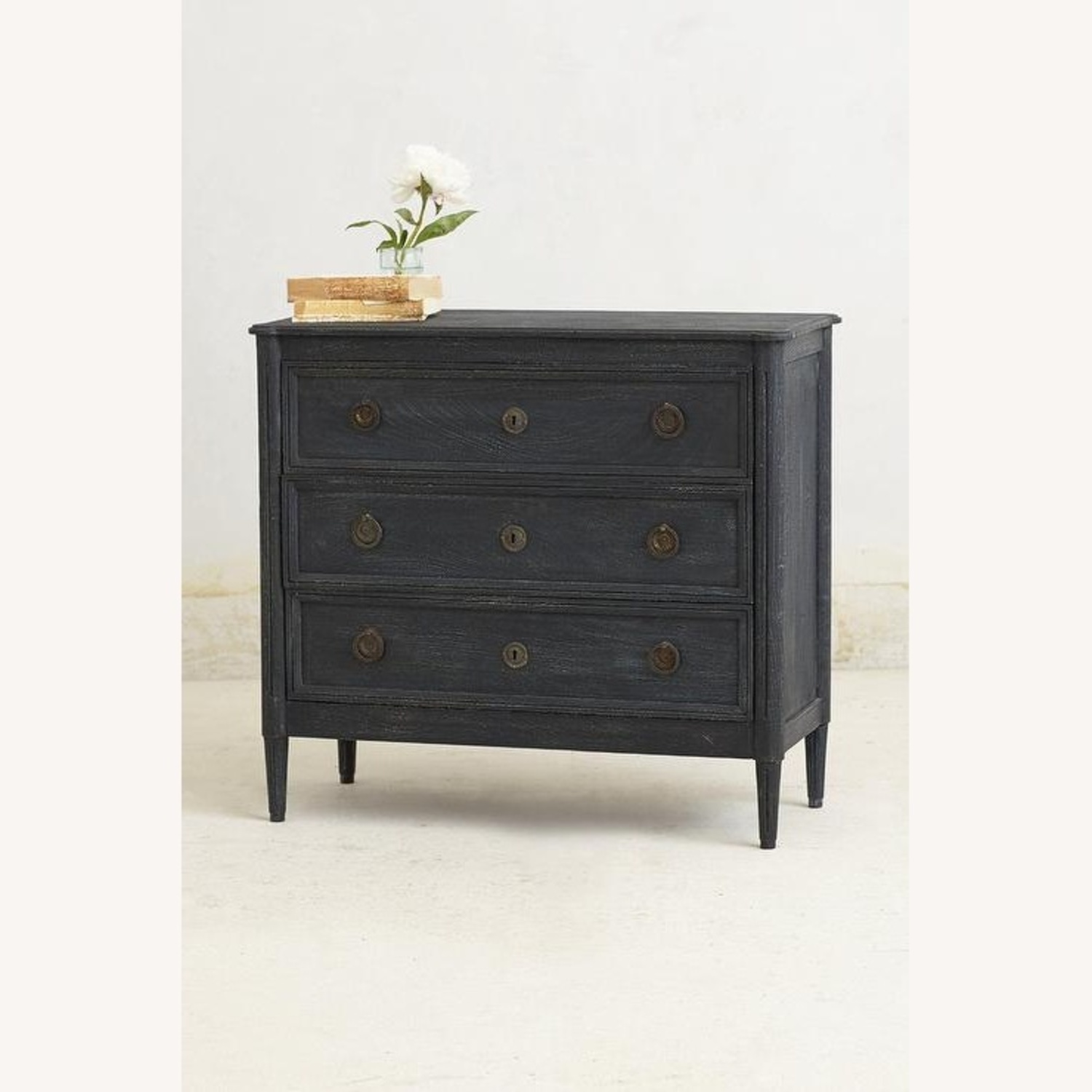 Anthropologie Washed Wood Three-Drawer Dresser - image-5