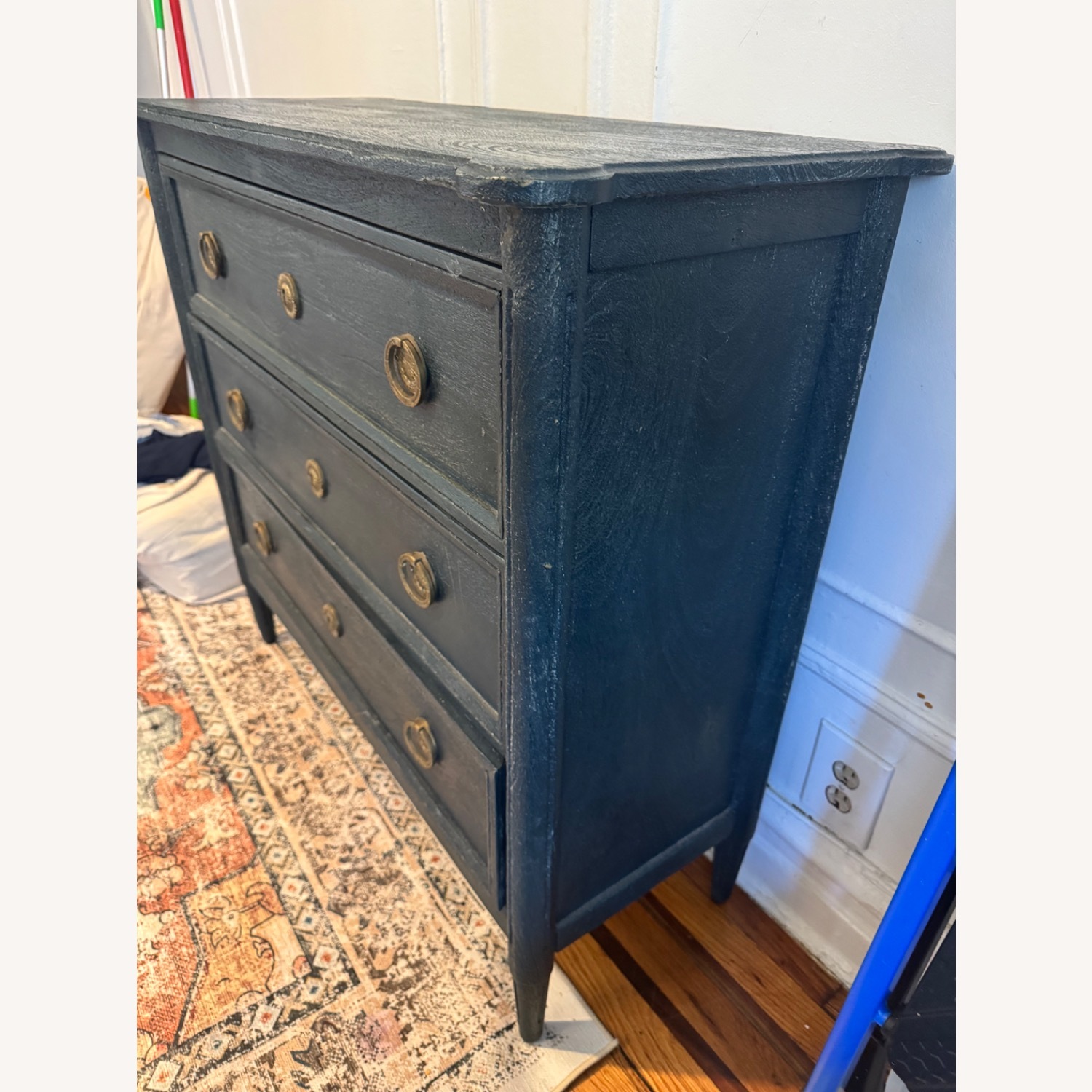 Anthropologie Washed Wood Three-Drawer Dresser - image-2