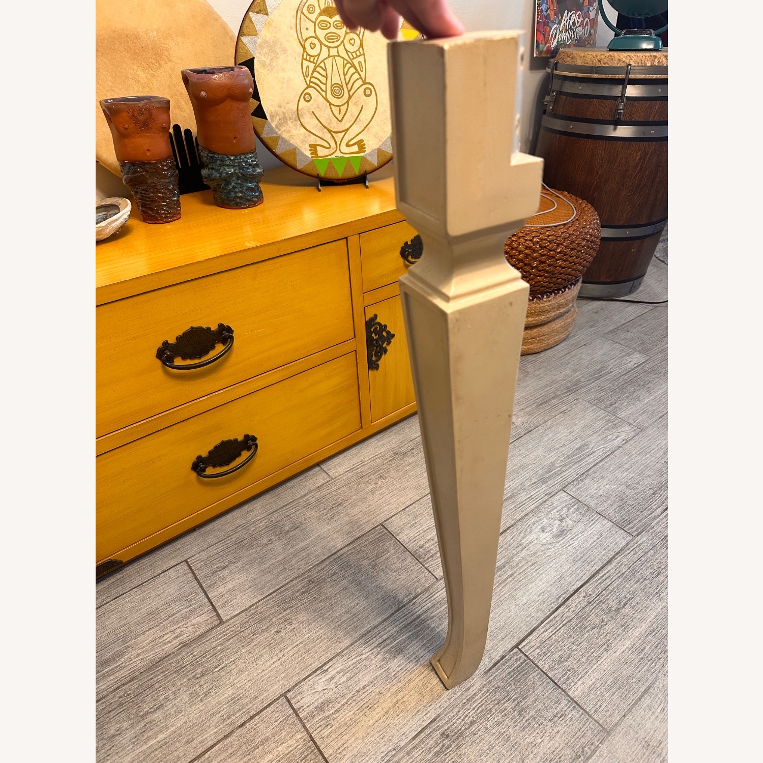 Adjustable Dinning Table (Solid Wood) - image-3