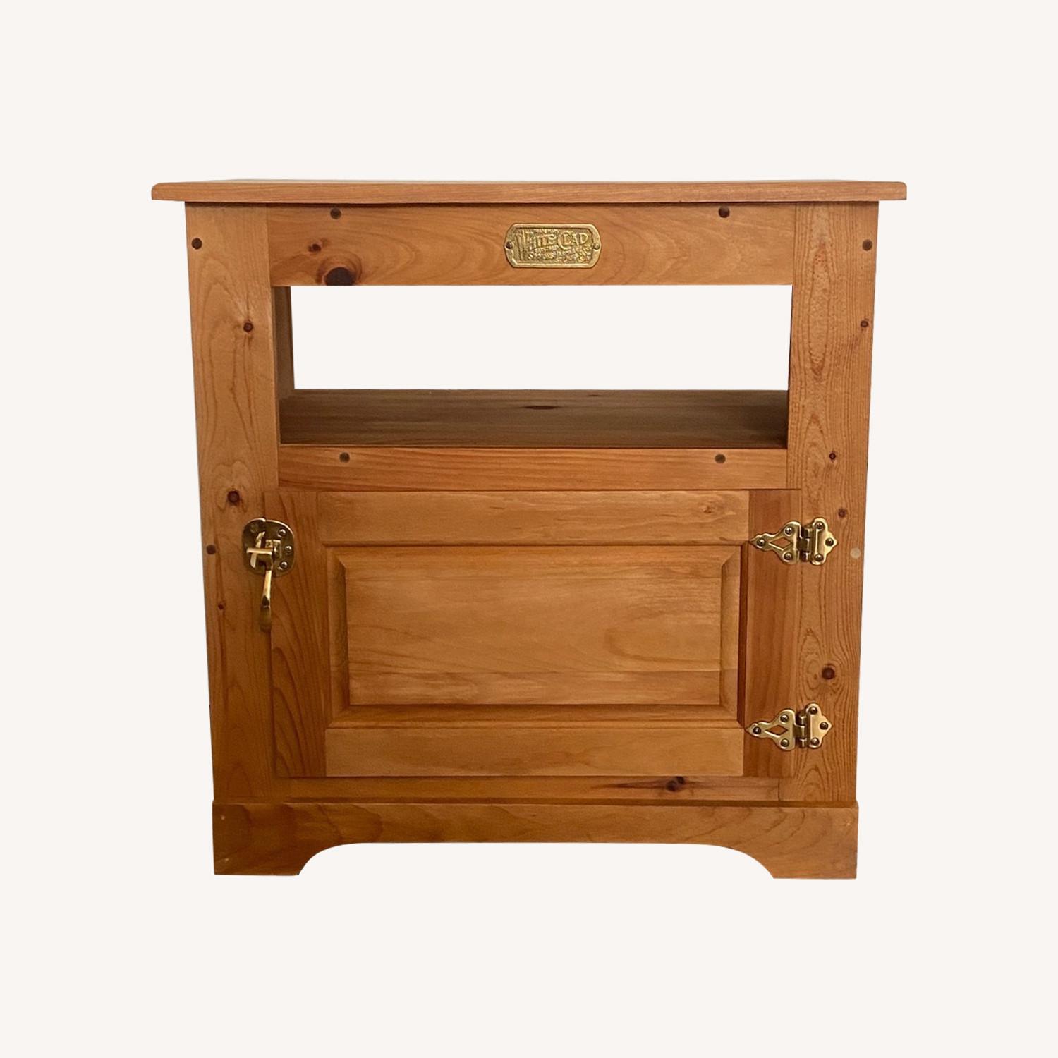 White Clad Oak Nightstand - image-0