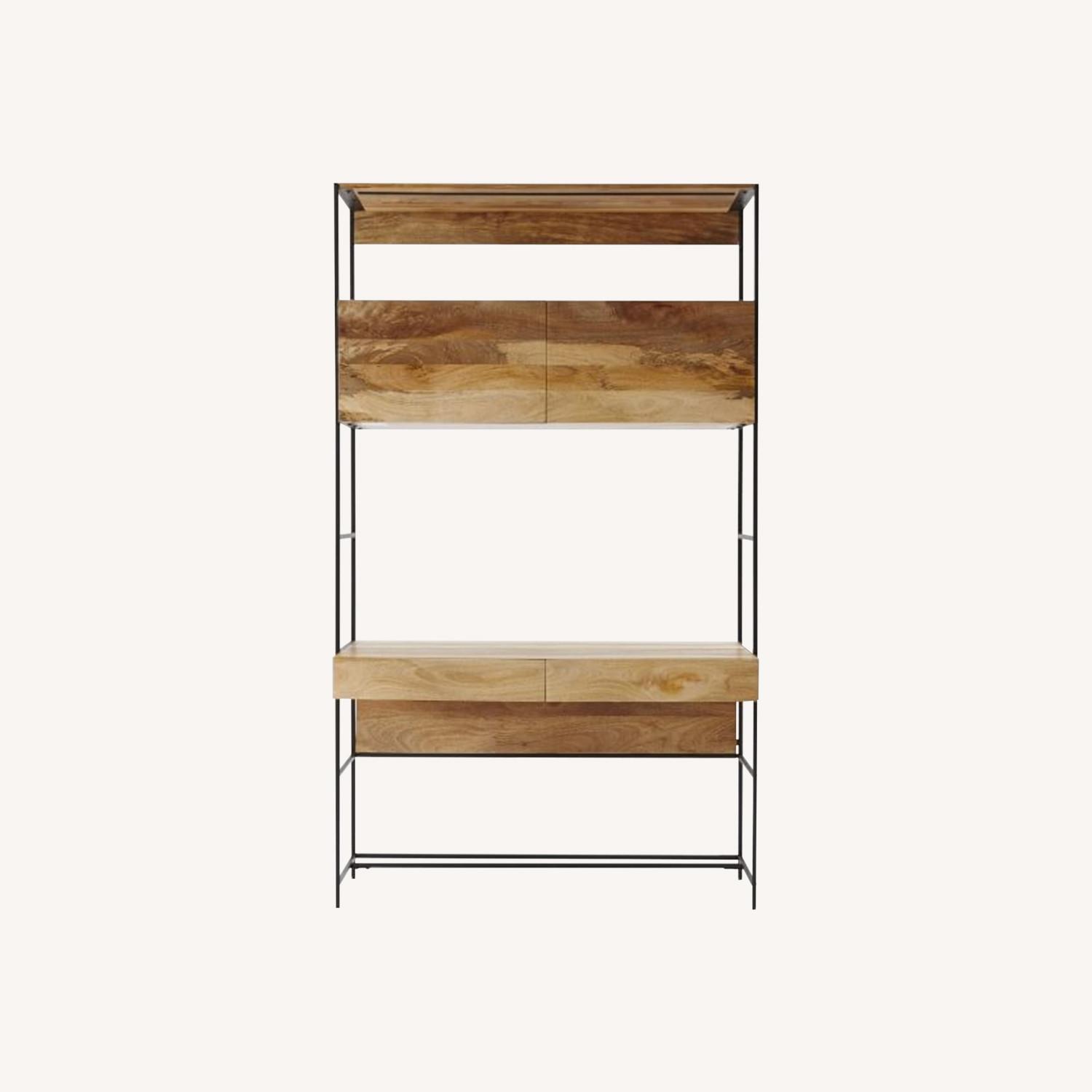 West Elm Industrial Modular Wall Desk in Raw Mango - image-9
