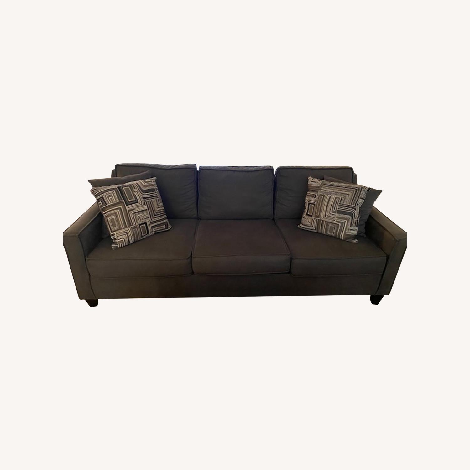 Bob's Discount Furniture Jessie 88'' Gray Sofa - image-0
