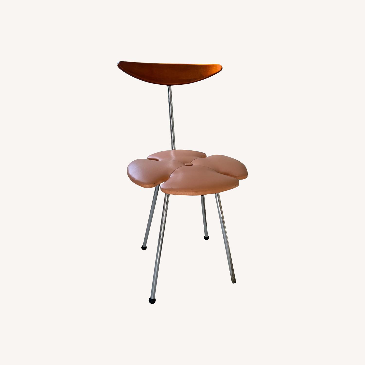 エフェゼッタ　effezeta クローバーリーフチェアー　フラワーチェアー　赤 Vintage Effezeta Italian Clover Leaf Chairs - AptDeco