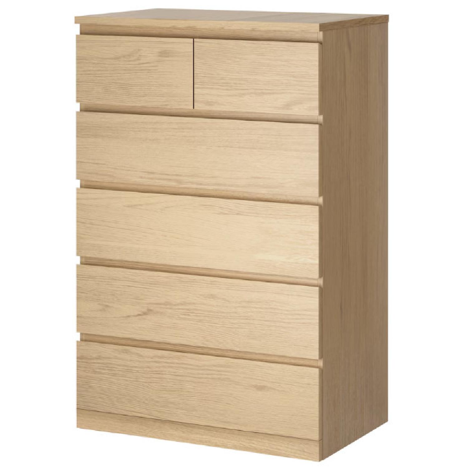 IKEA MALM 6 Drawer Dresser - image-4