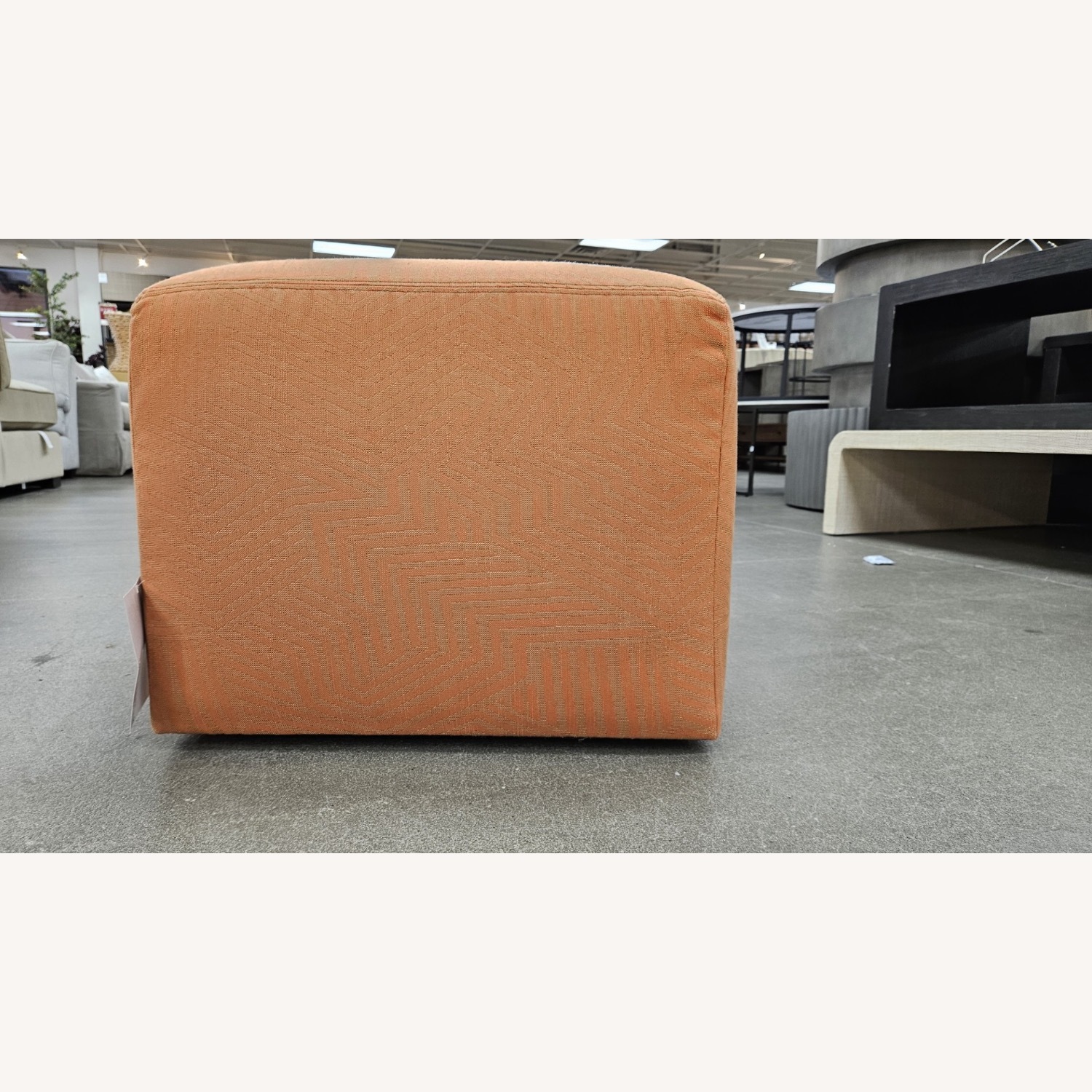 Rejuvenation Britton Leather 24" Square Ottoman - image-5