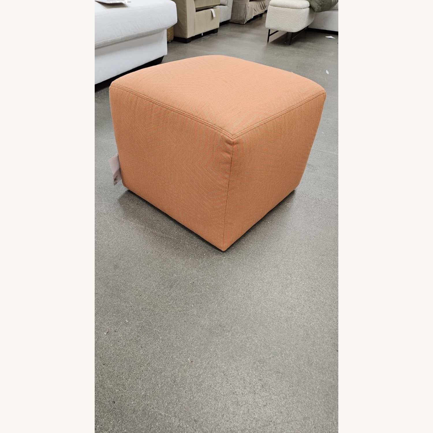 Rejuvenation Britton Leather 24" Square Ottoman - image-4
