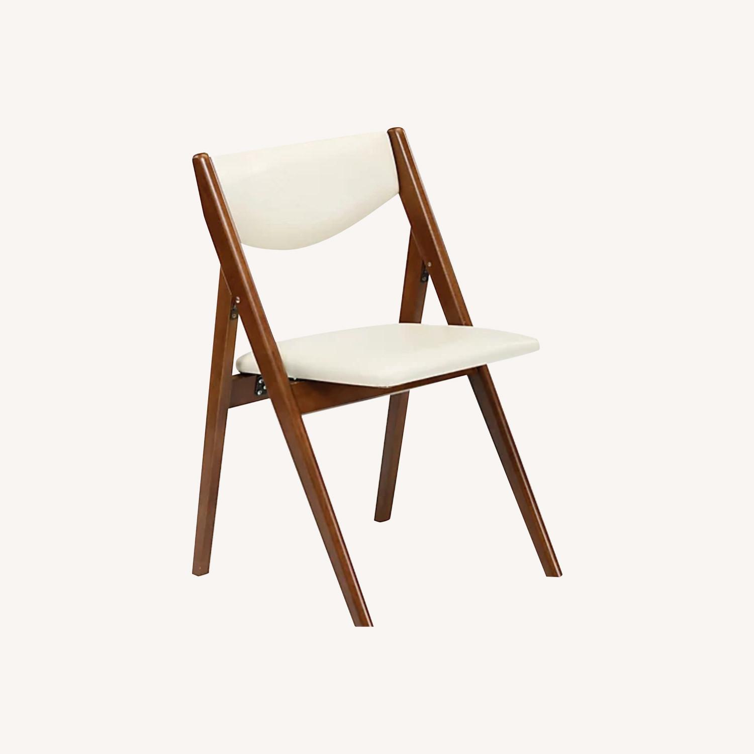 Stakmore A-Frame Wood Folding Chair (Set of 4) - image-0