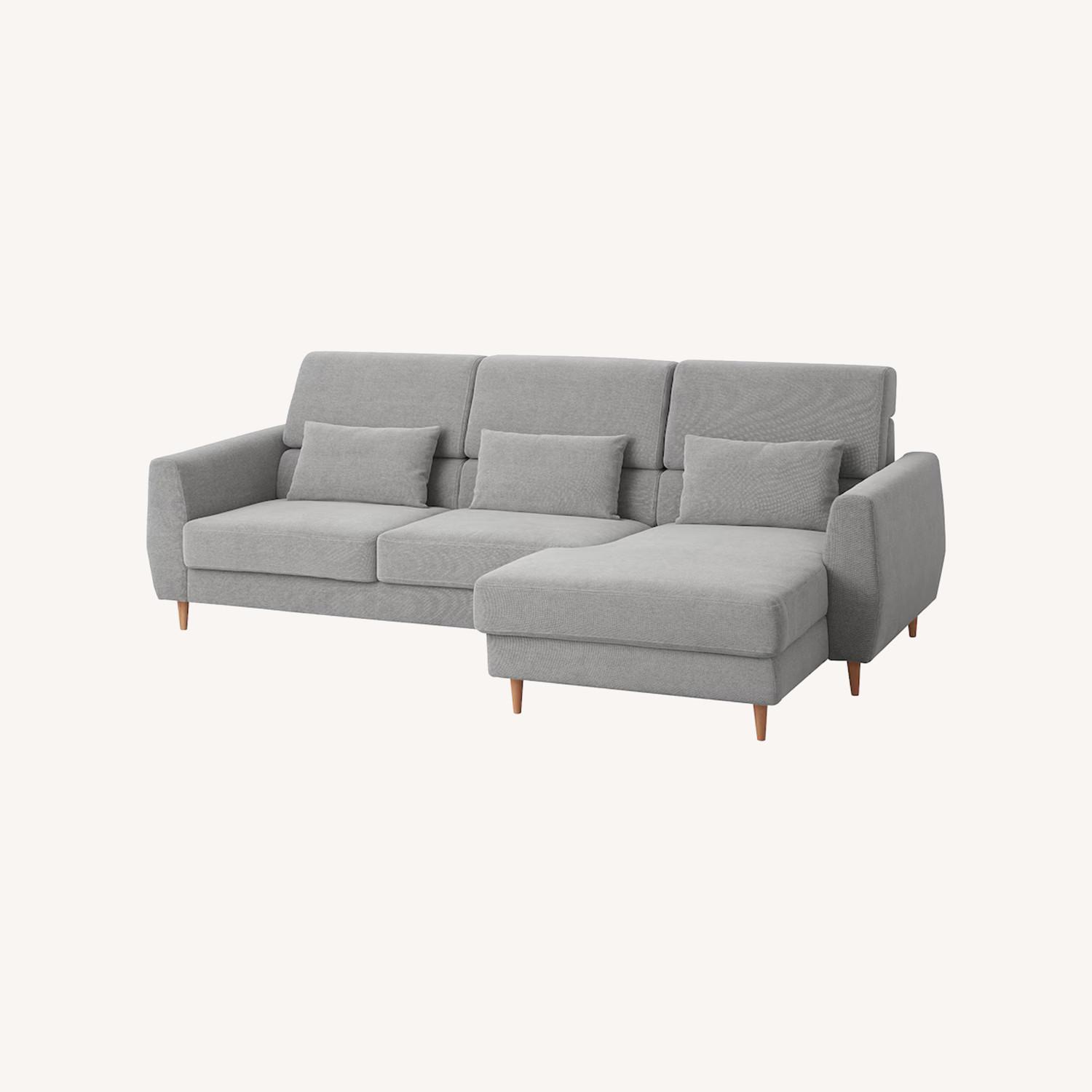 IKEA SLATORP Sofa With Chaise - AptDeco