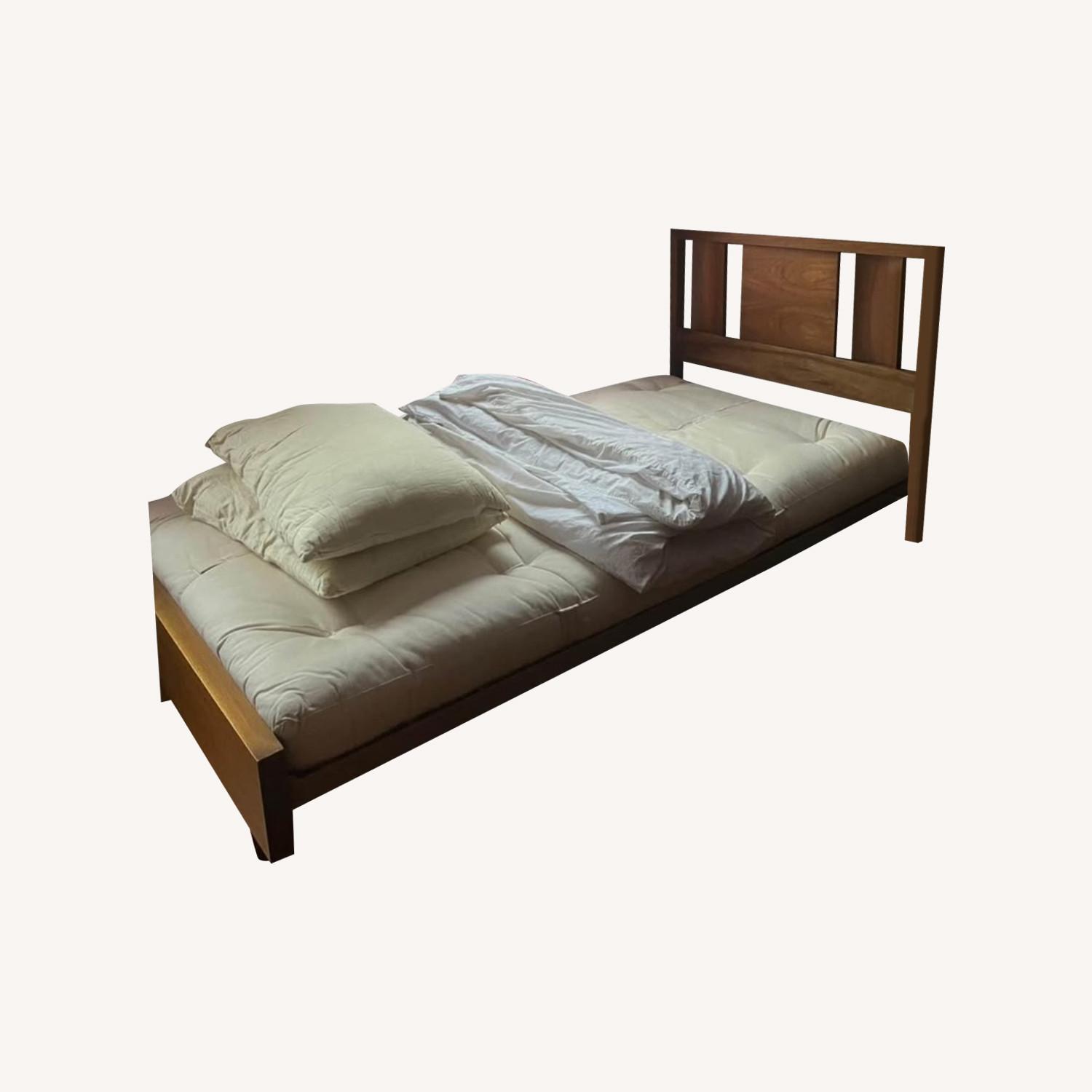 Mid Century Twin Bed - image-0