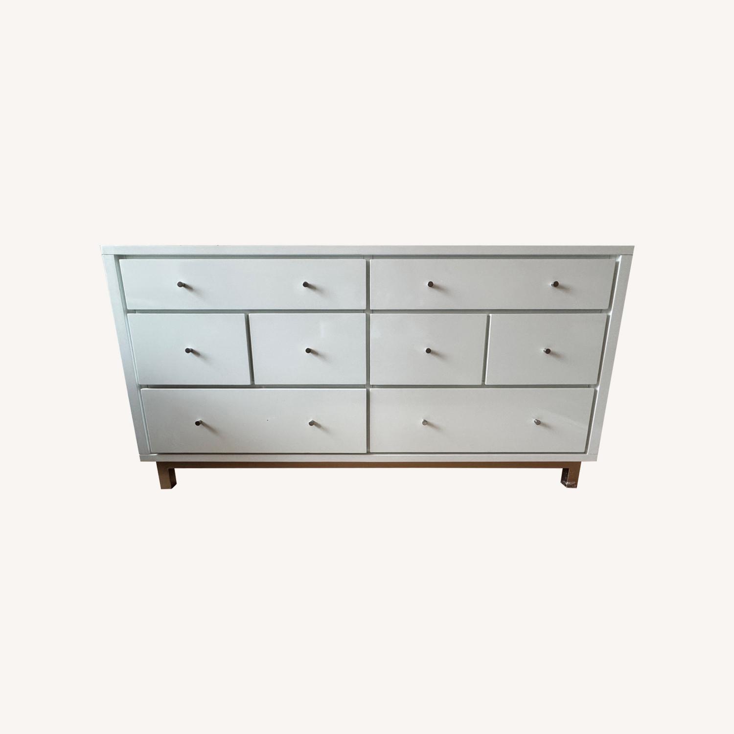 4-Drawer White Dresser - image-0