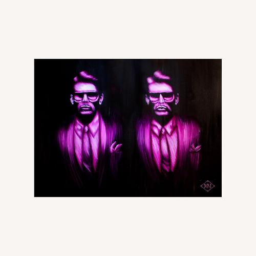 Used Oil Painting of Men in Suits  for sale on AptDeco