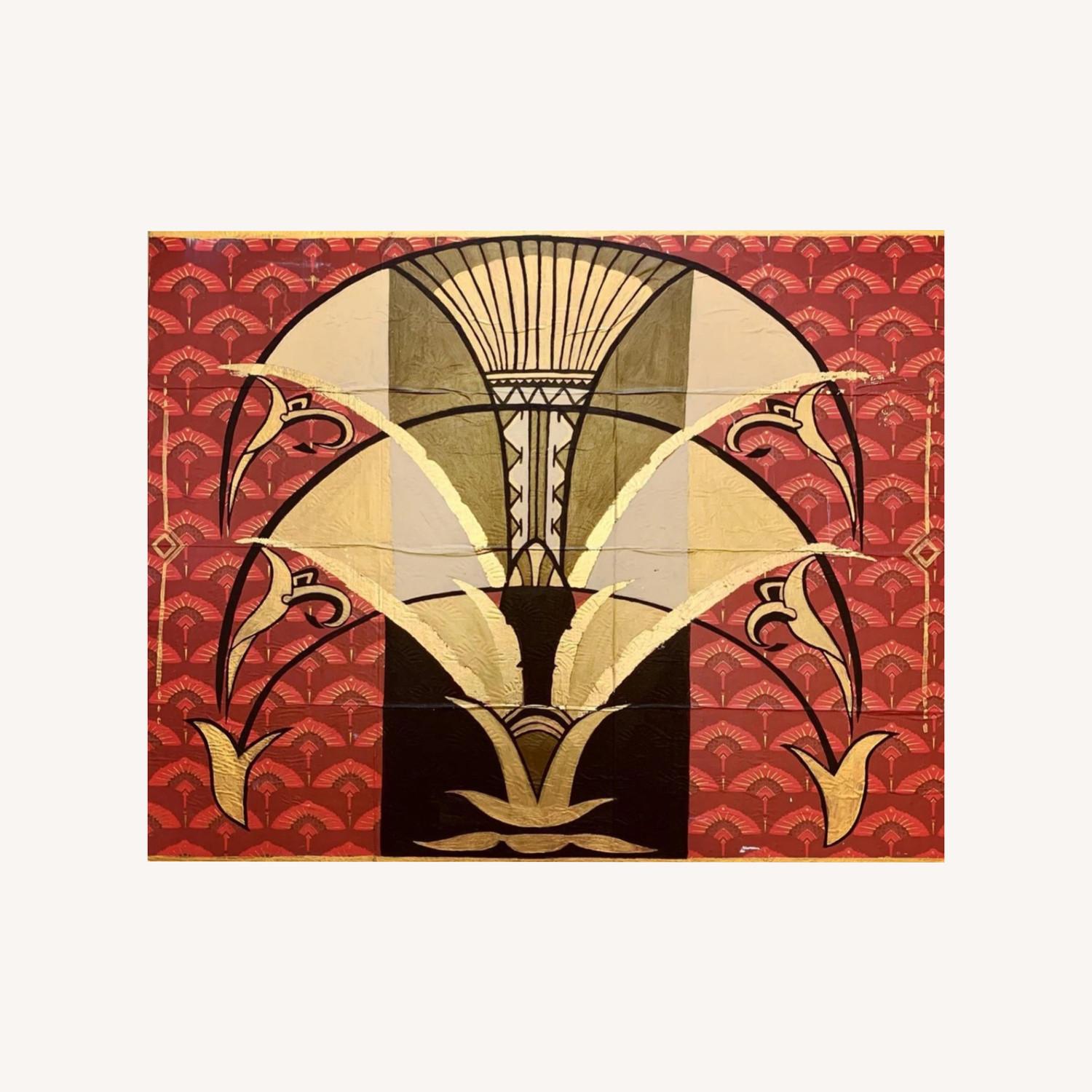 Art Deco Fans Painting - image-0