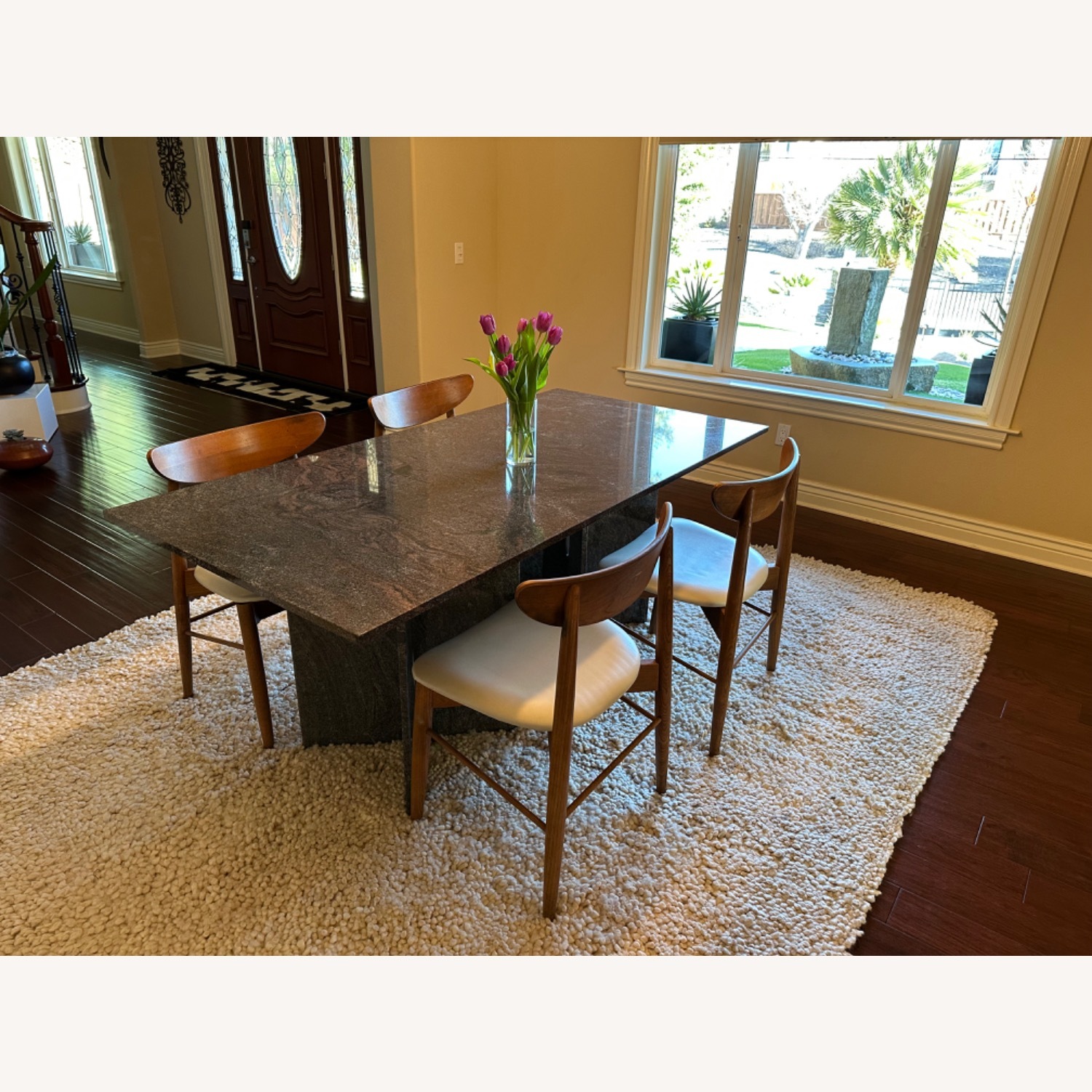 Grey Granite Dining Room Table - image-15