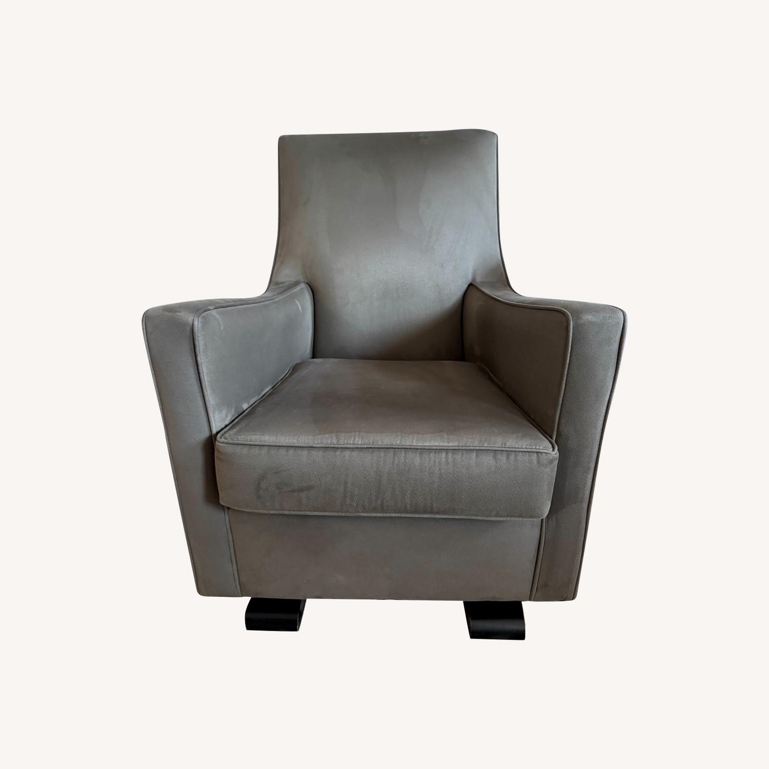 Monte Deep Grey Rocking Chair - AptDeco