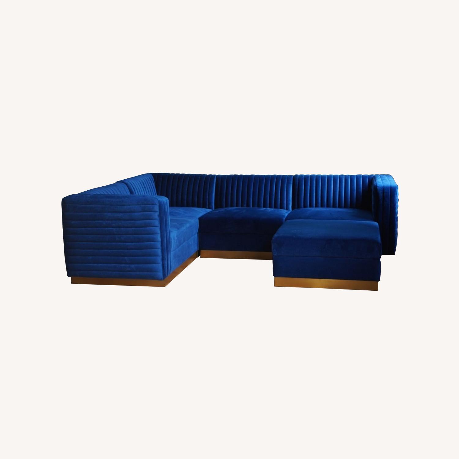 Modern Modular 5 Piece Sectional Sofa - image-5