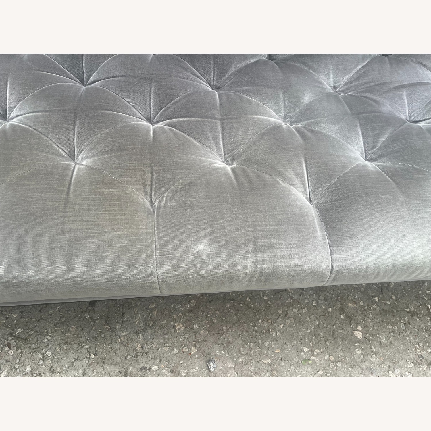 Restoration Hardware Italia Sofa Metal Bronze Base - image-11