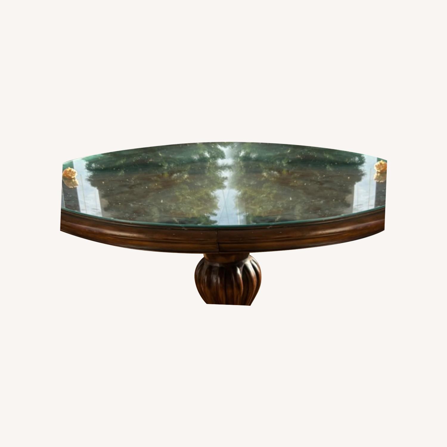 Real Wood Round Dining Table - image-4