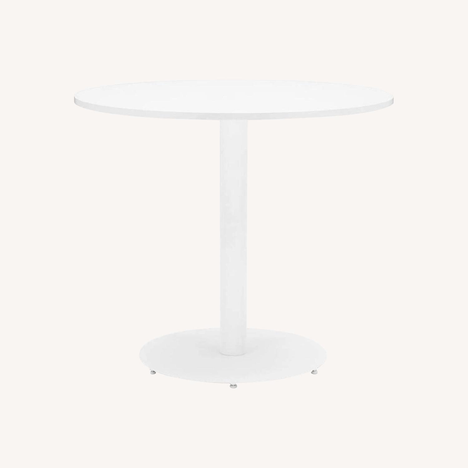 White Round Dining Table - image-0