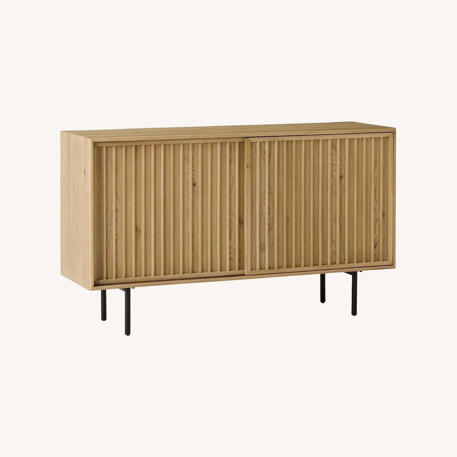 West Elm Slatted Buffet (60") - image-0