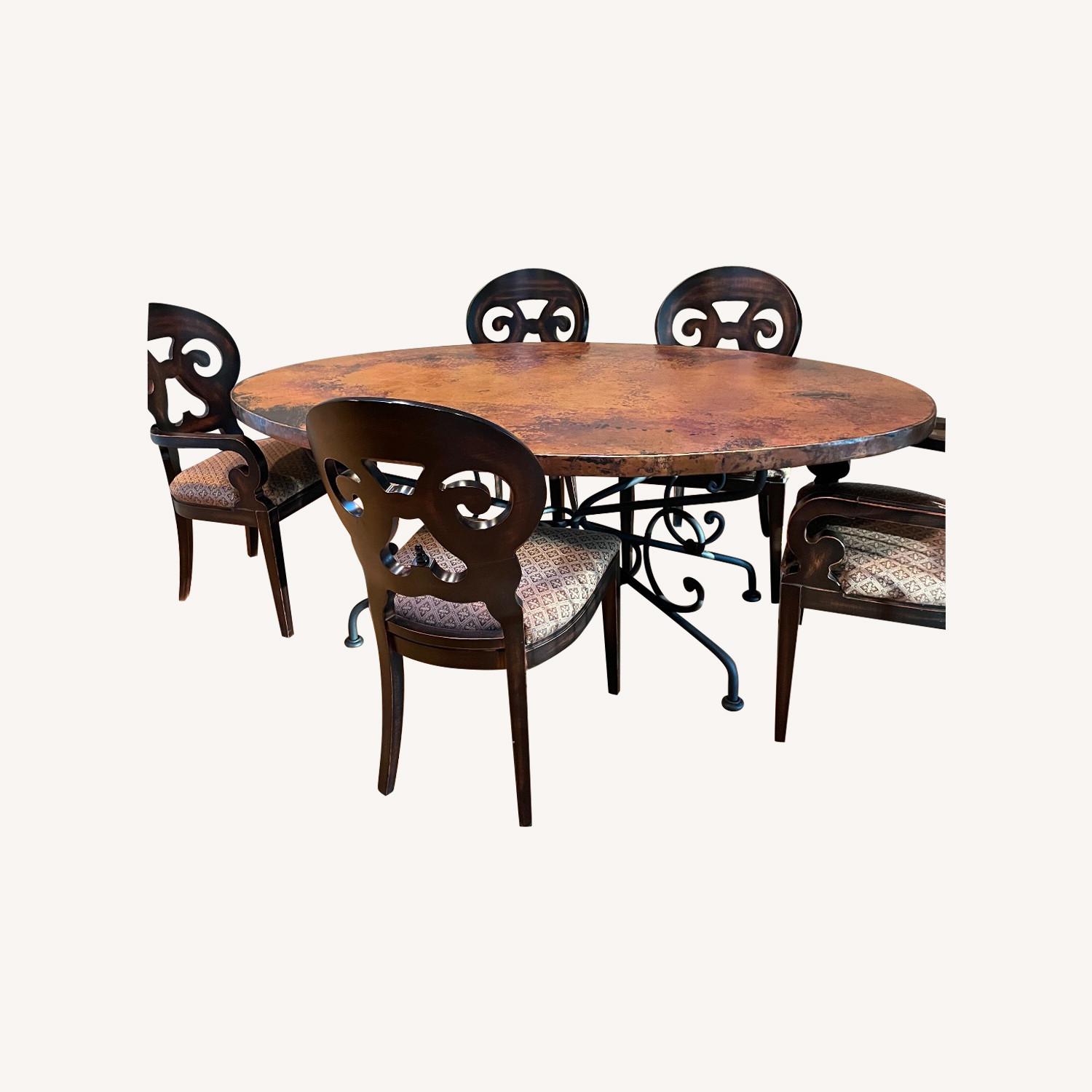 Arhaus 77 in Dining Room Oval Table and Chairs - image-0