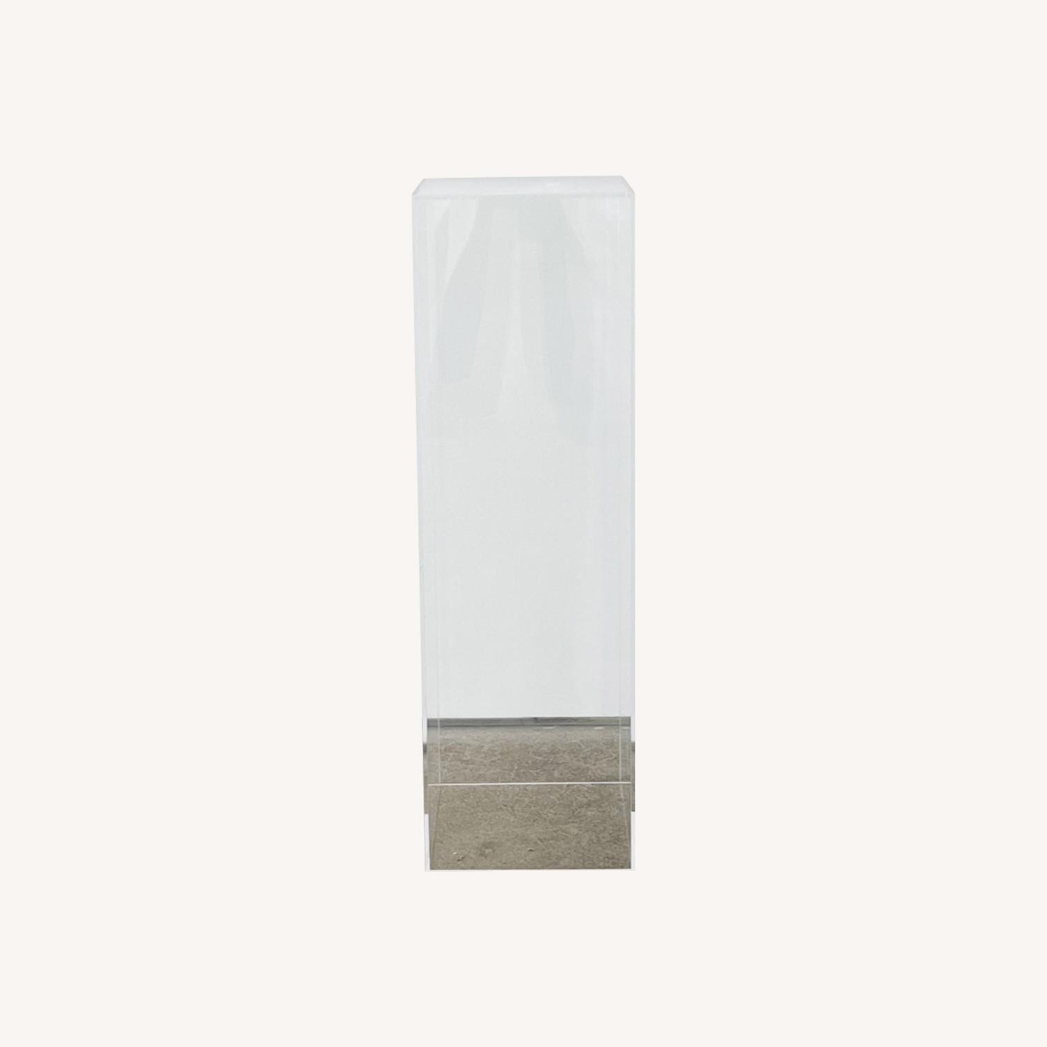 Clear Acrylic Pedestal - image-0