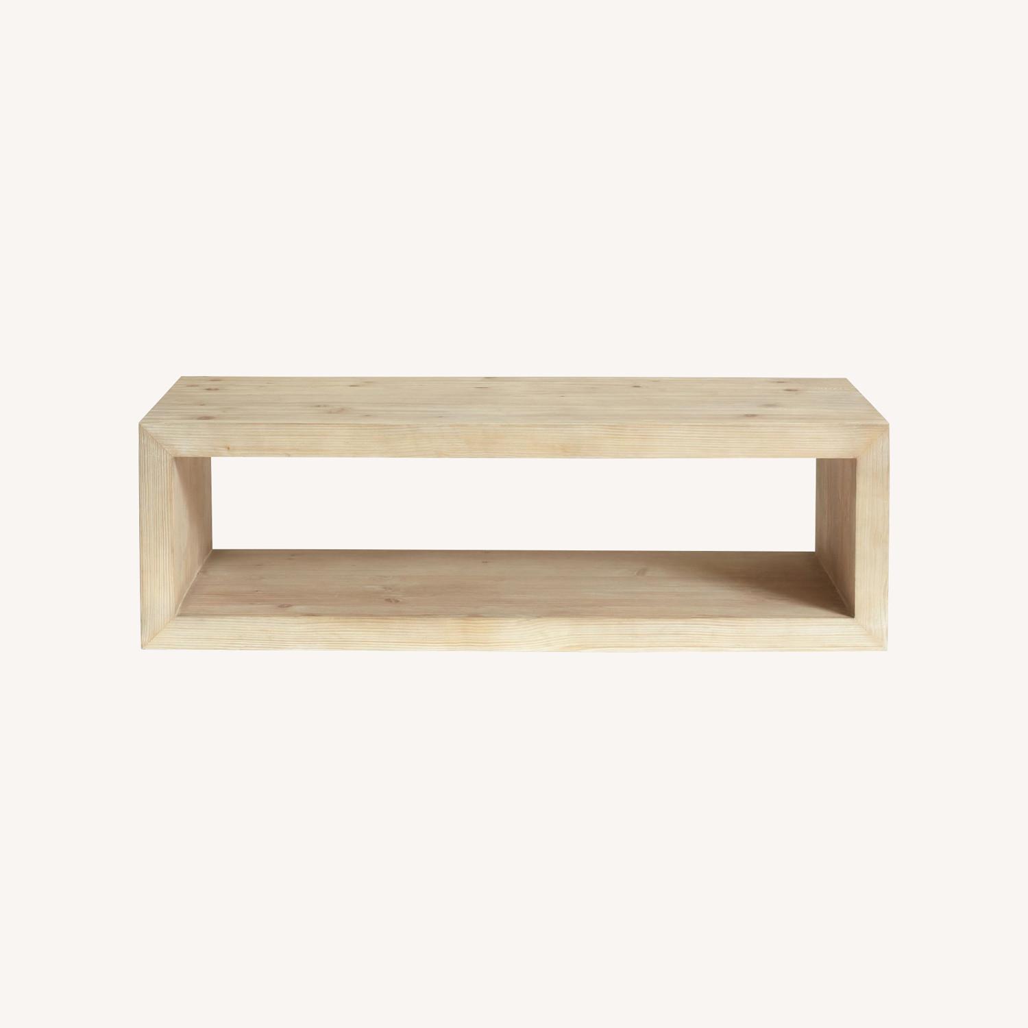 Pottery Barn Folsom Rectangular Coffee Table (58") - image-0