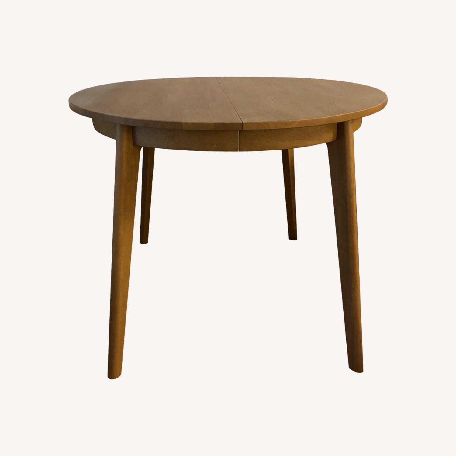 Target Astrid Mid-Century Round Extendable Dining Table - image-0