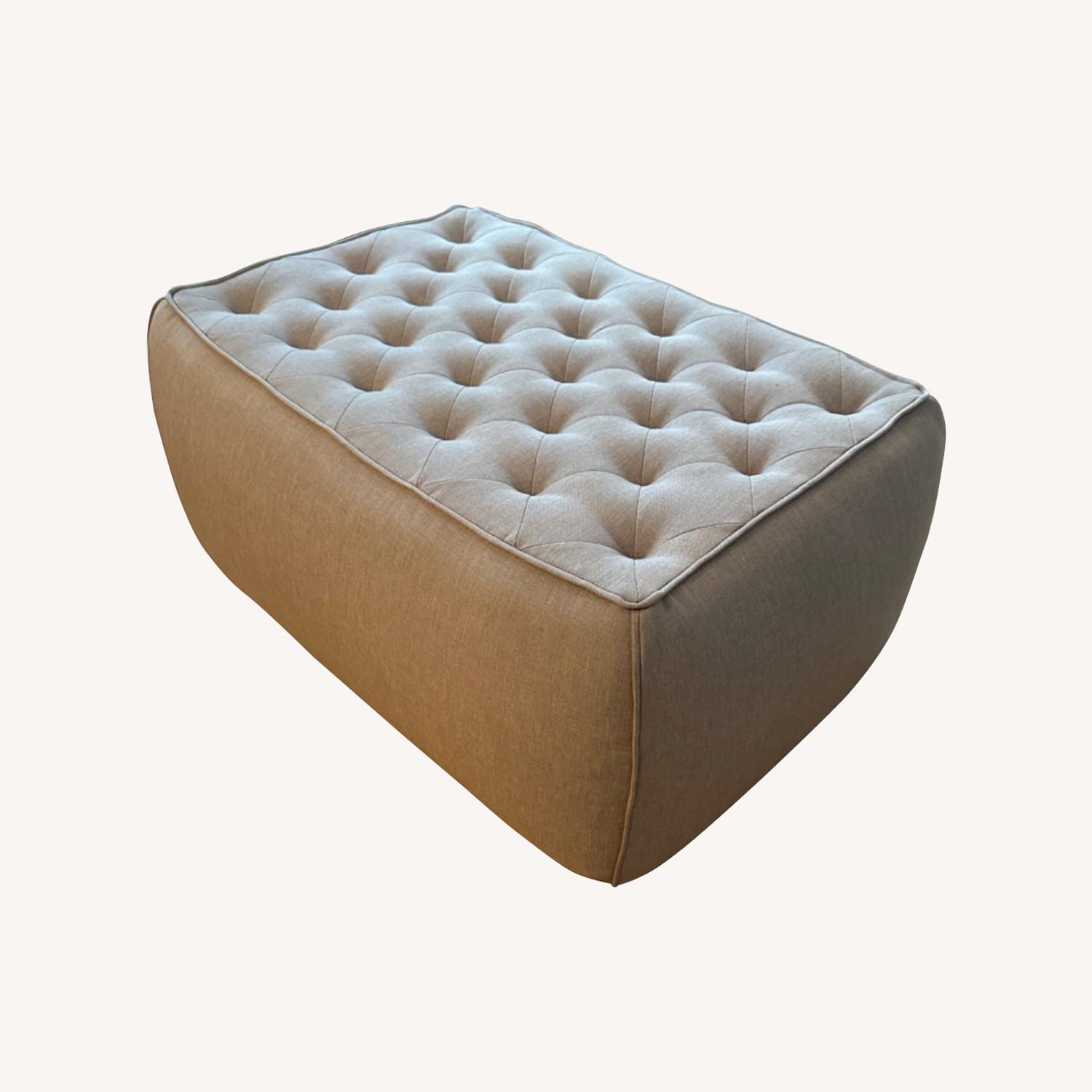 Set of Two Ottomans - image-0