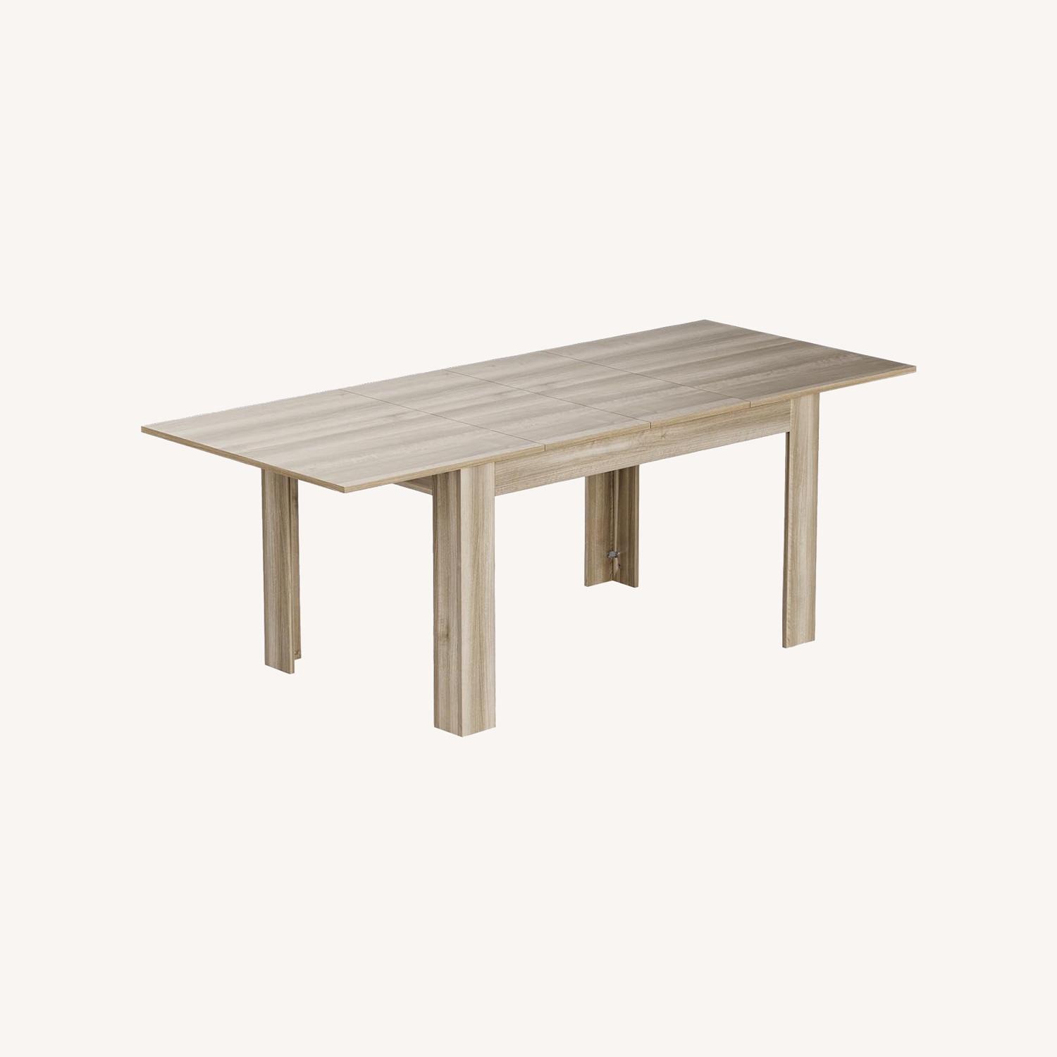 Extendable Wooden Dining Table for 10 Person - image-0