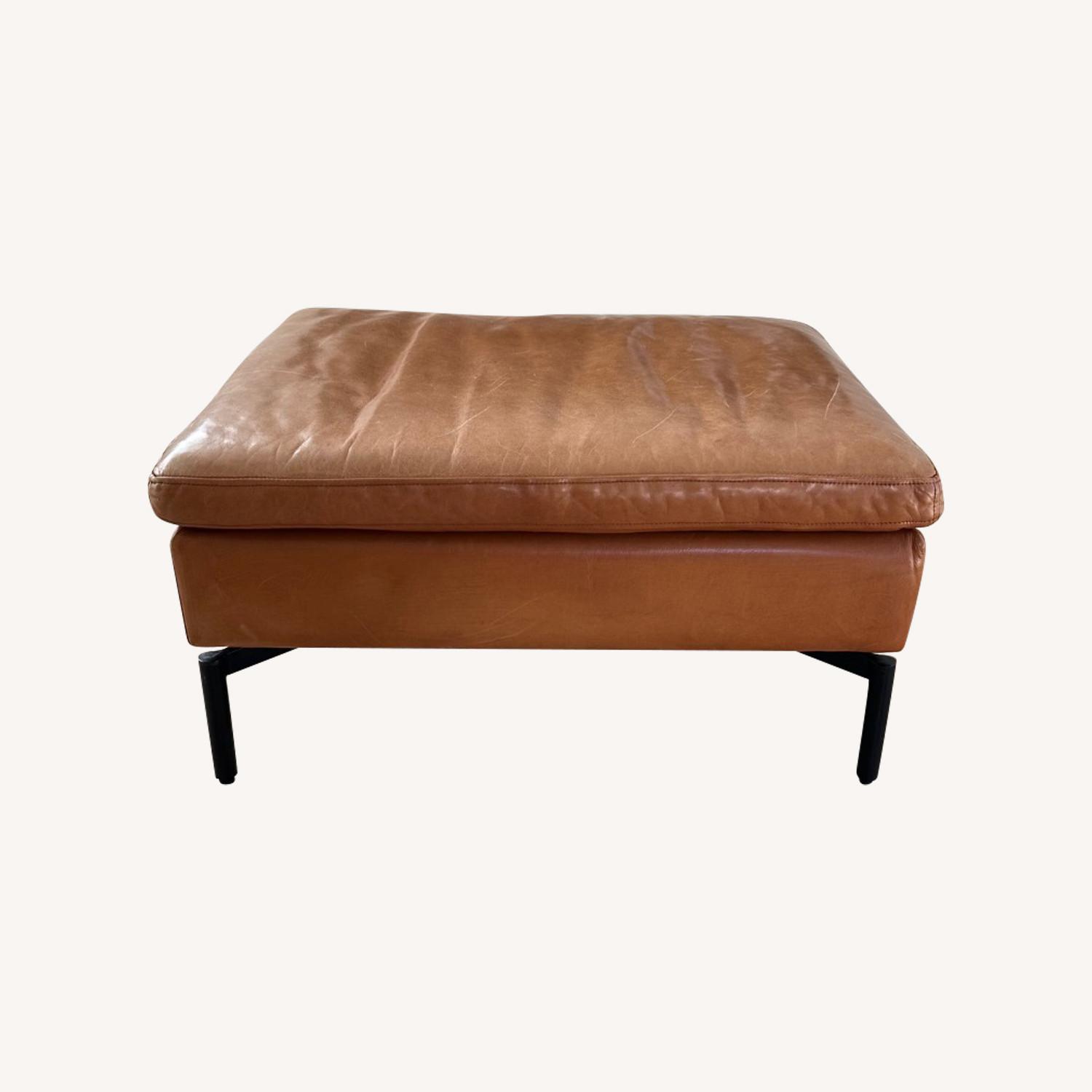 Blu Dot New Standard Leather Ottoman - image-0