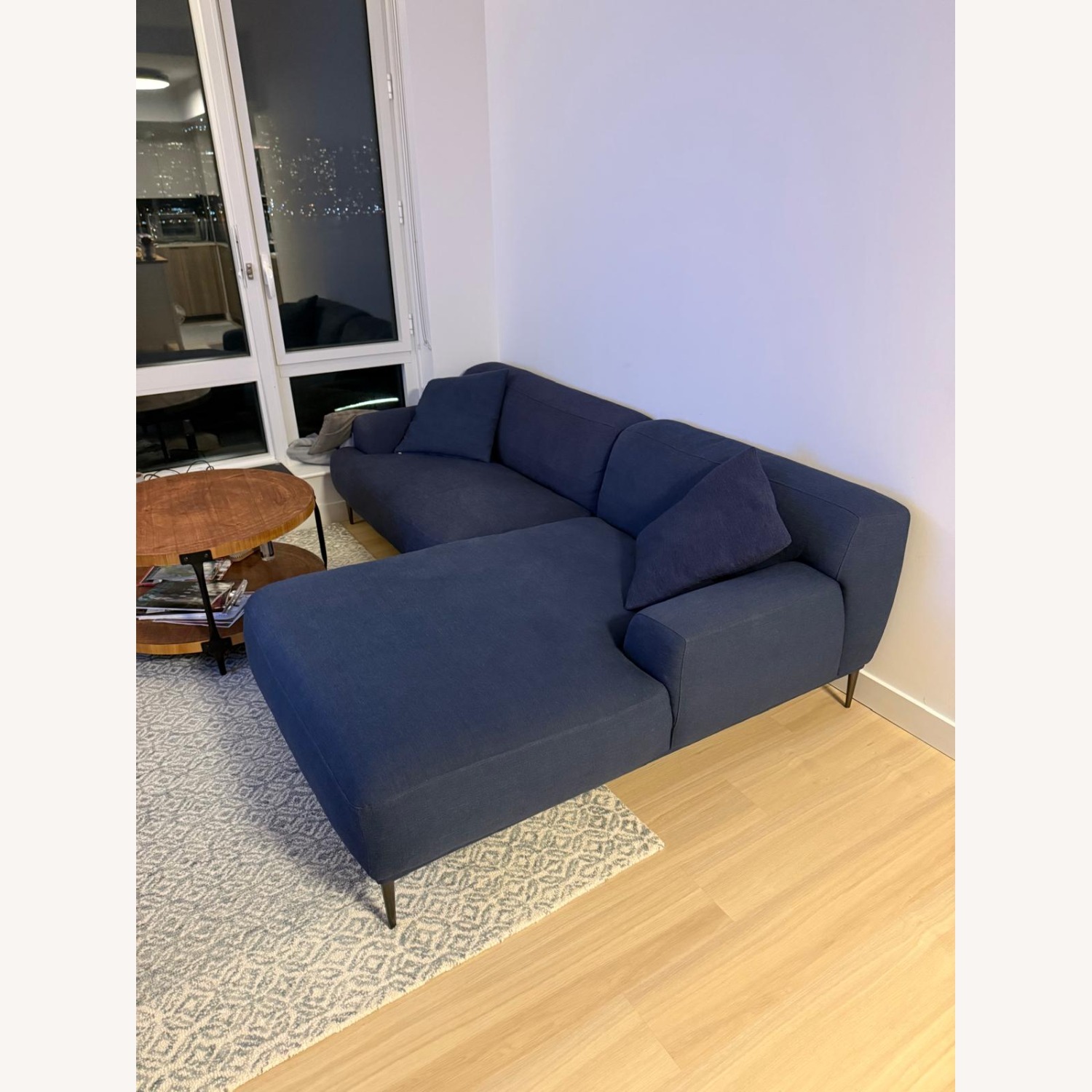 Article Abisko 94.5" Right Sectional - Aurora Blue - image-5