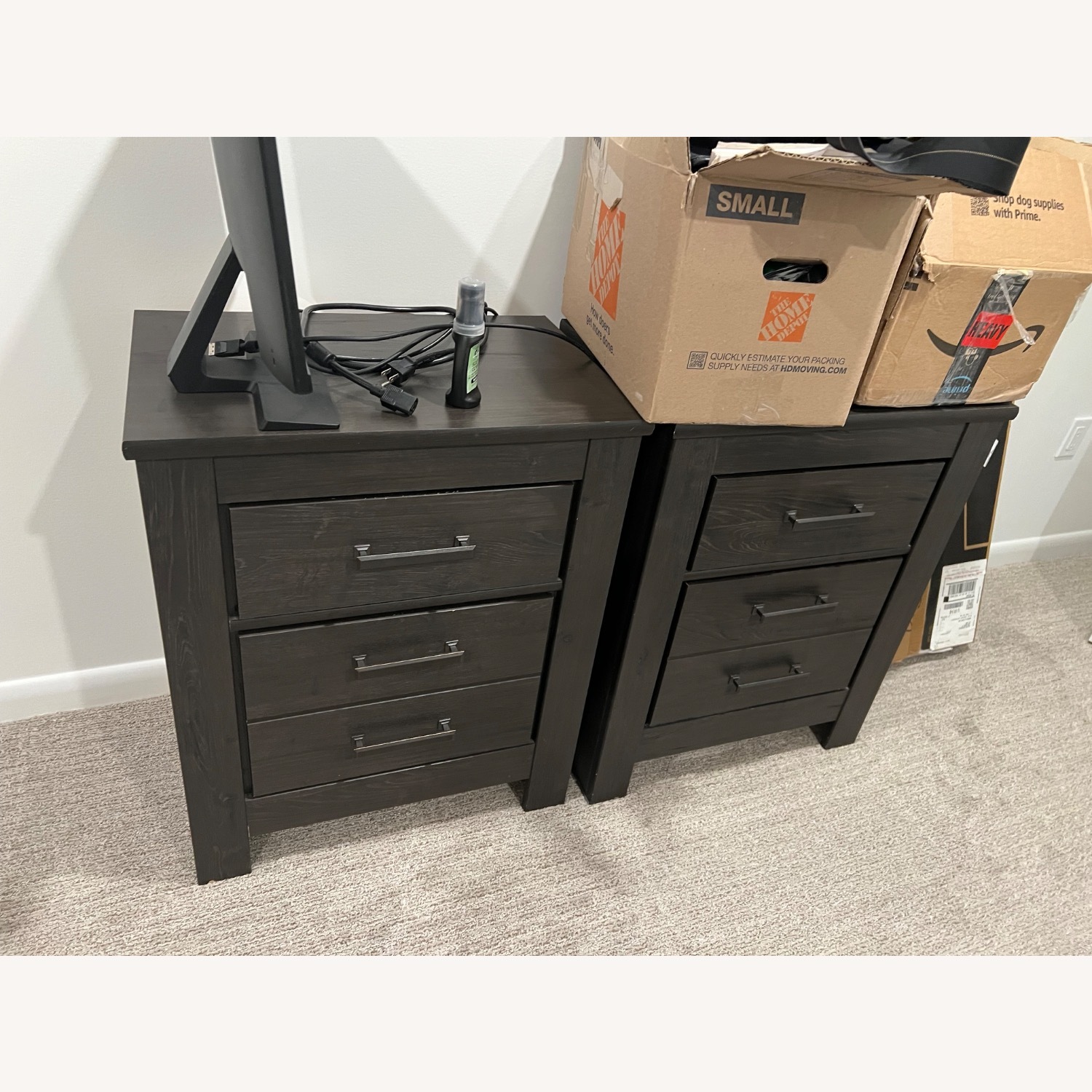  Ashley Furniture Brinxton 24" 2 Drawer Nightstand, Set of 2 - image-1