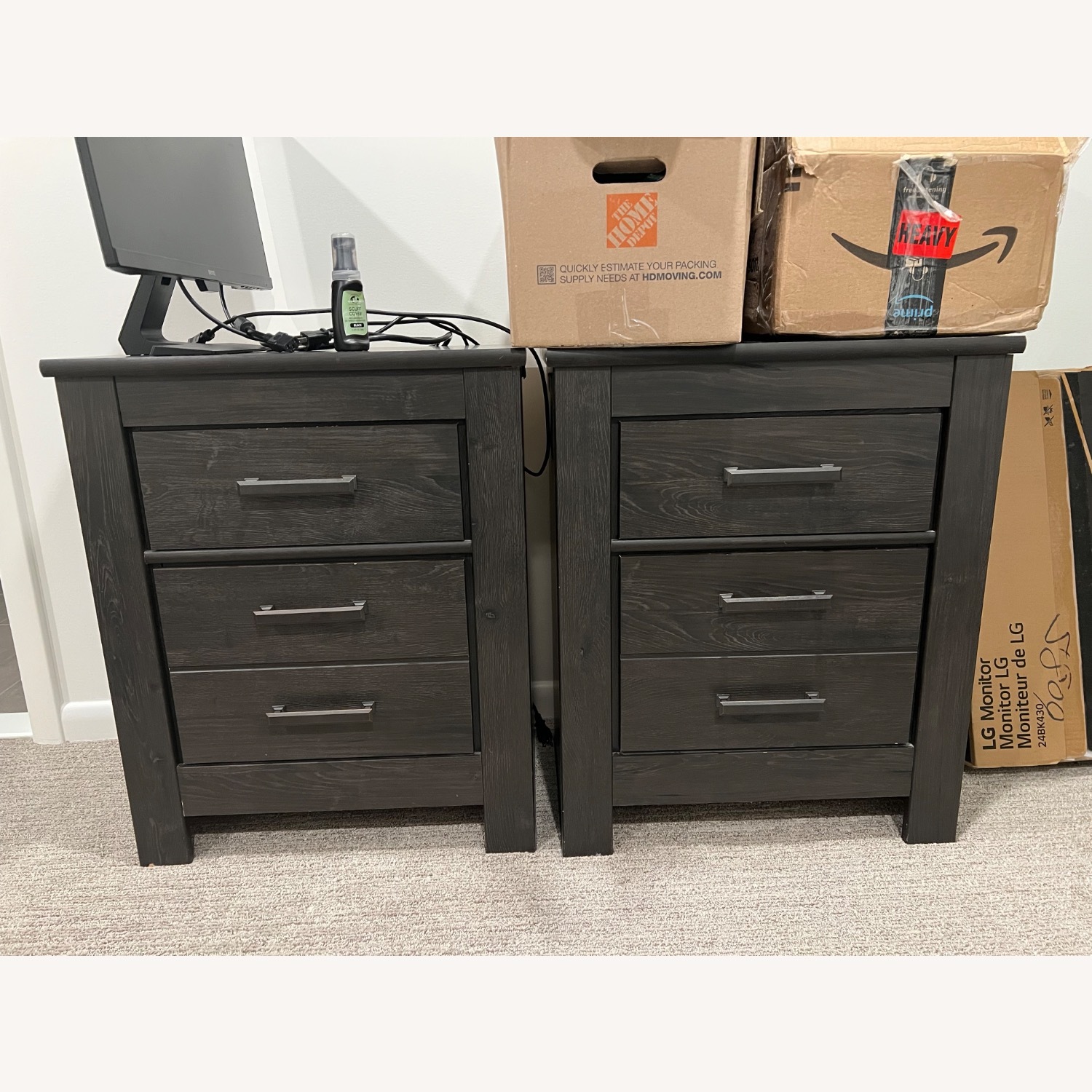  Ashley Furniture Brinxton 24" 2 Drawer Nightstand, Set of 2 - image-2