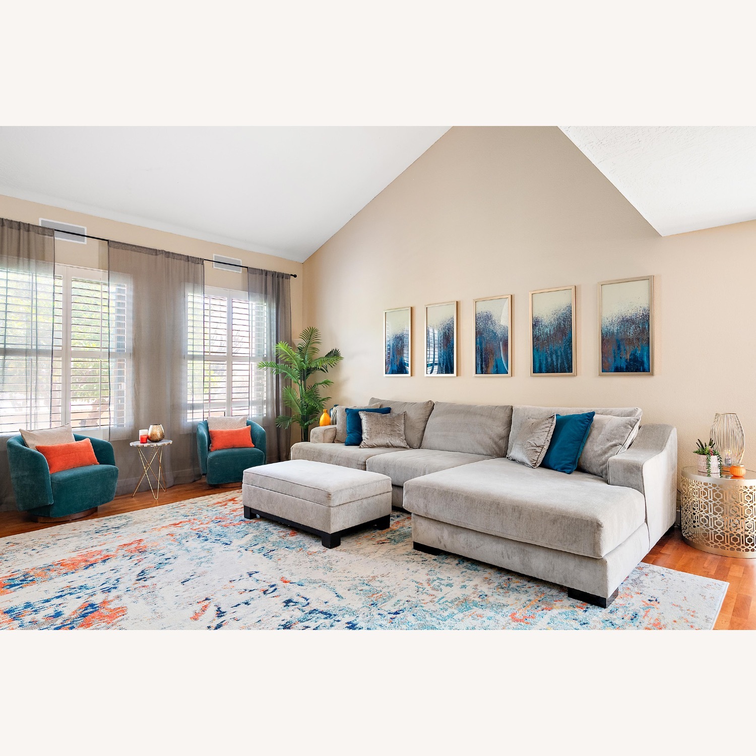 Living Spaces Lodge Sectional  - image-2