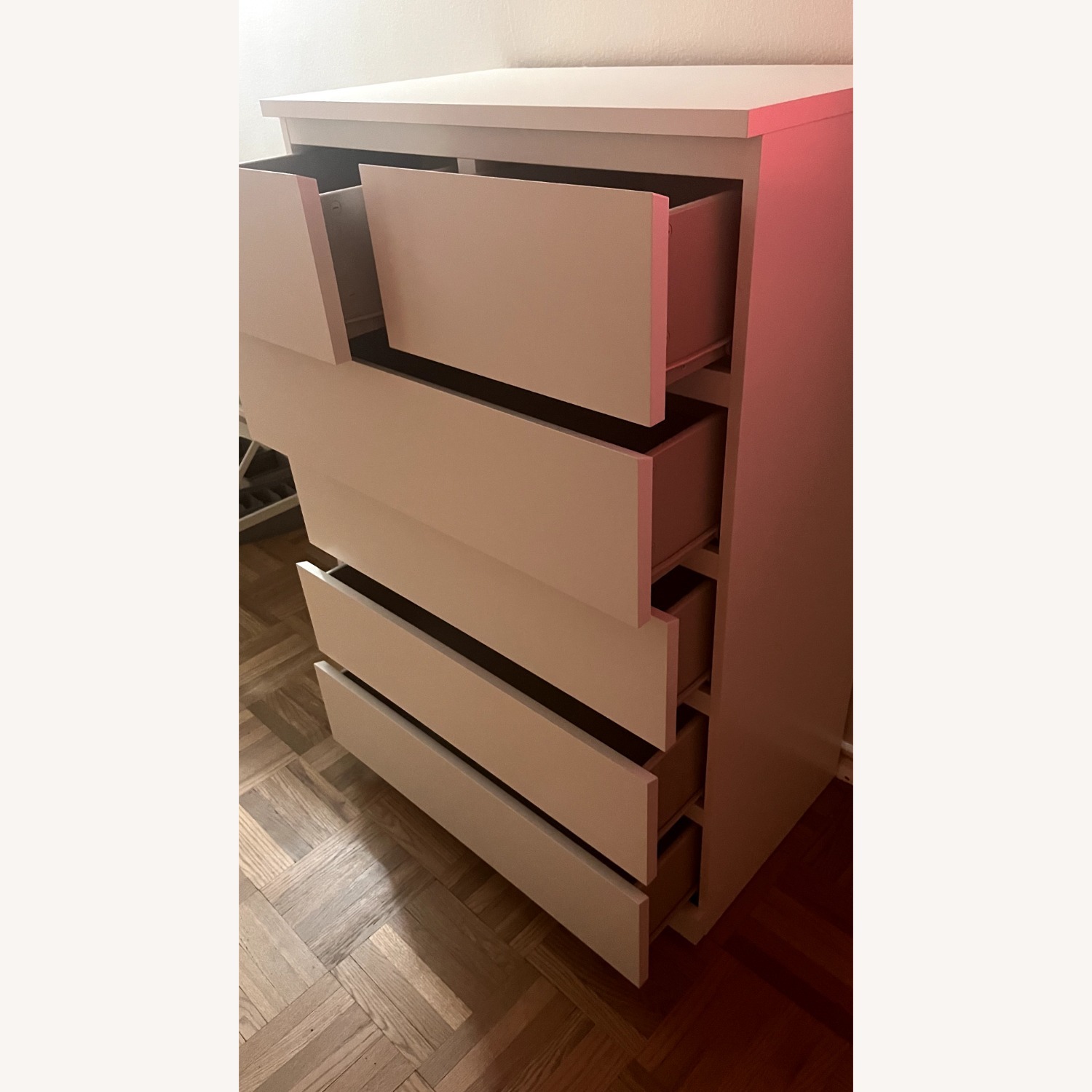 IKEA White MALM Dresser - image-6