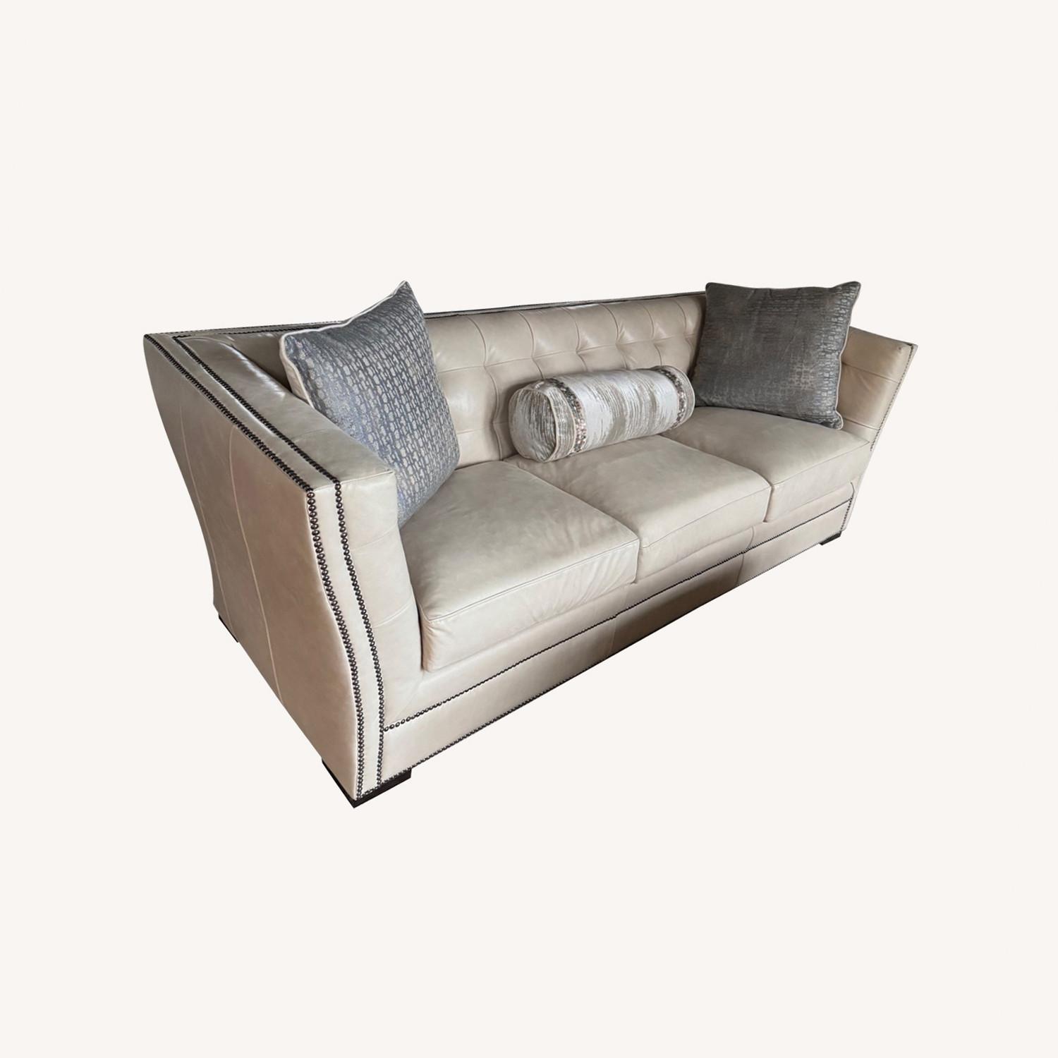 High-end Aniline Leather Sofa - image-0