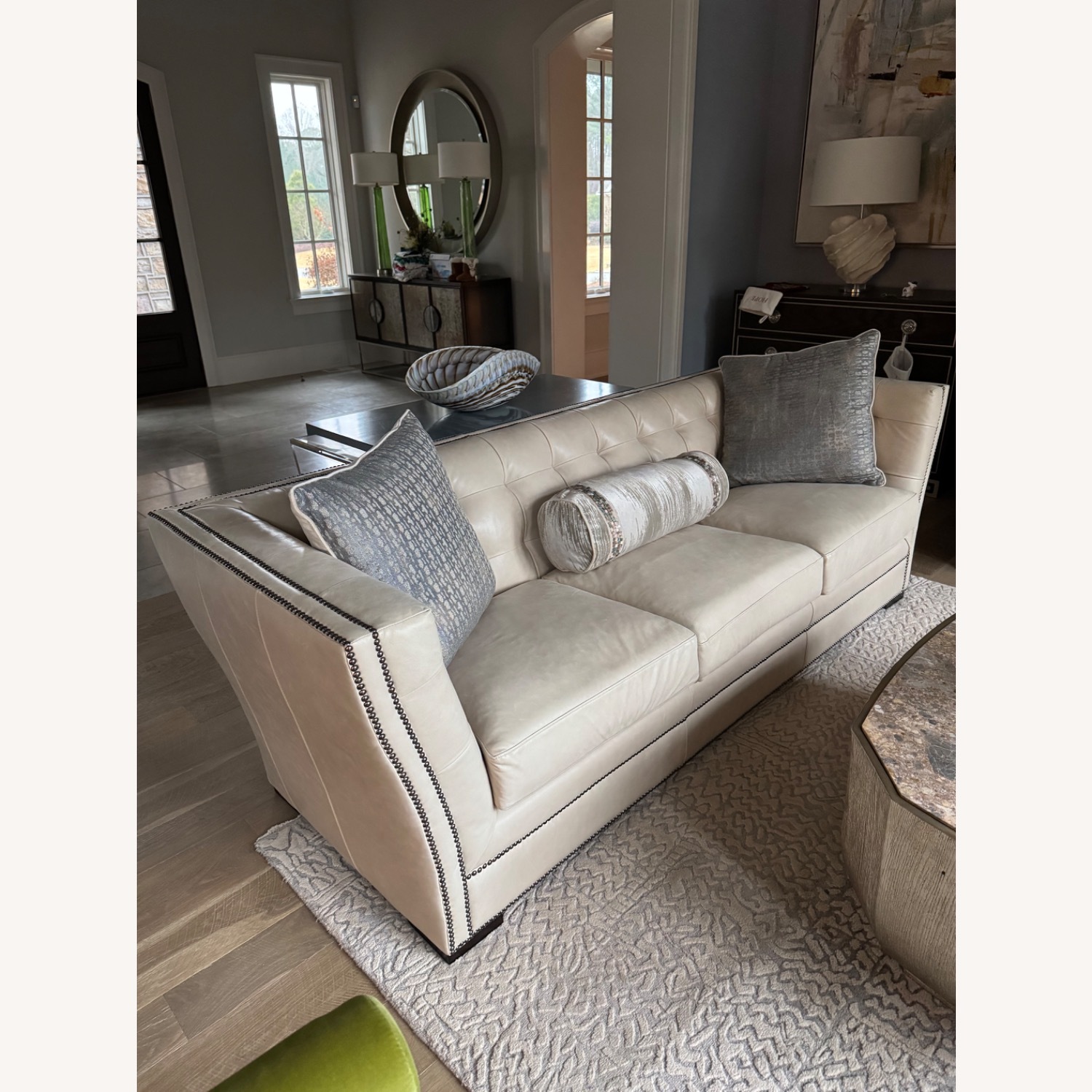 High-end Aniline Leather Sofa - image-1