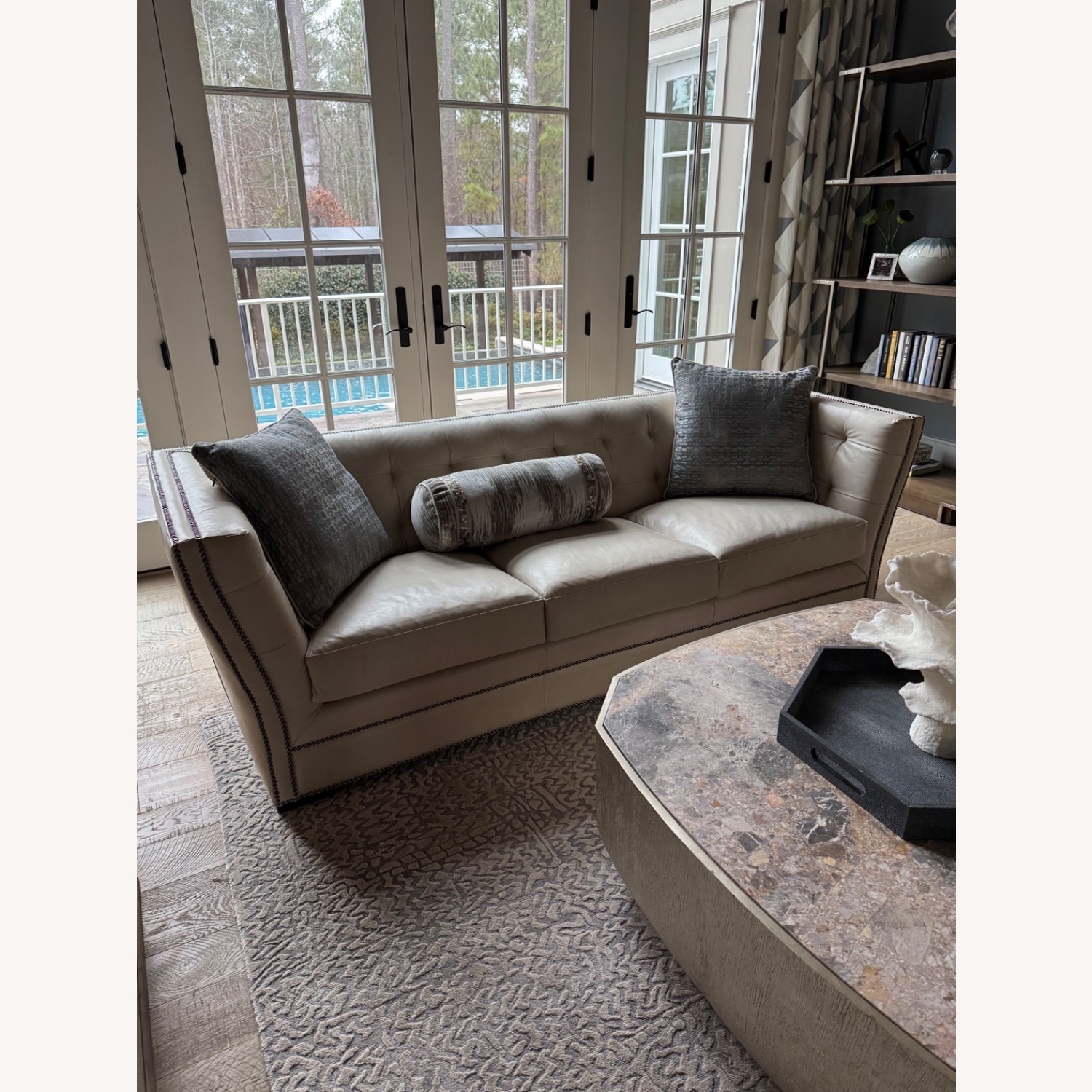 High-end Aniline Leather Sofa - image-5